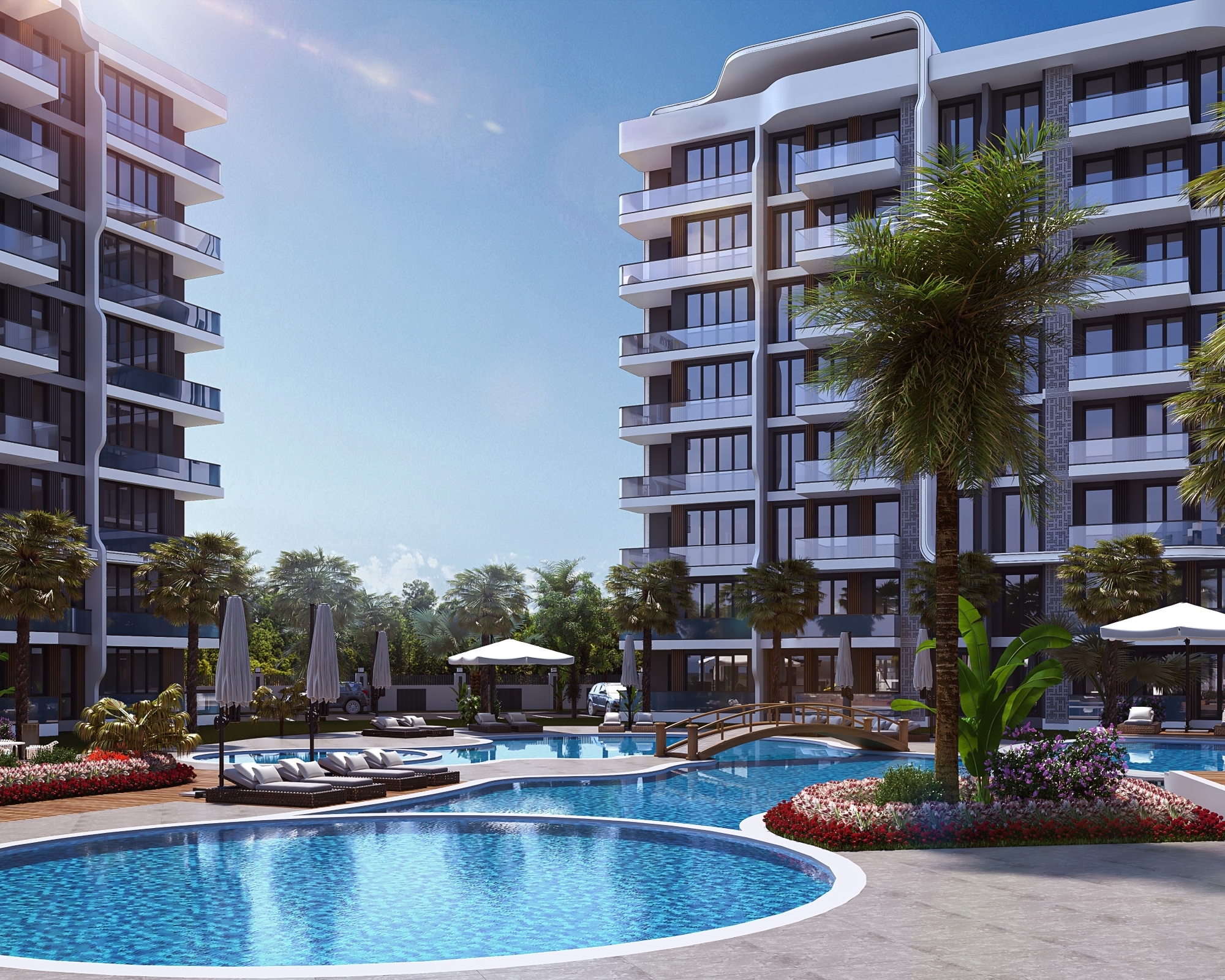 Luxury Mountain View 2+1 Apartment in ALTINTAŞ, Antalya