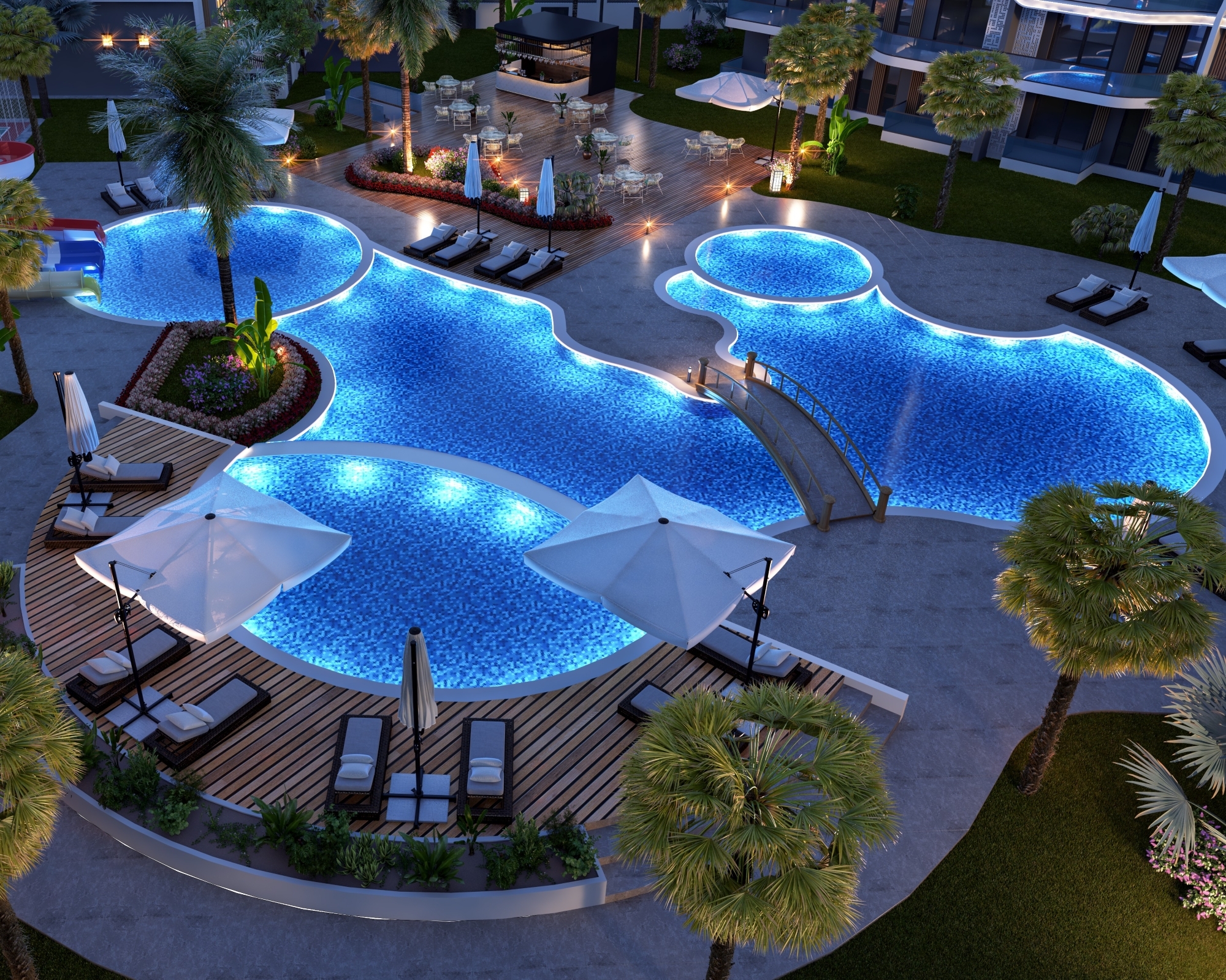 Luxury Mountain View 2+1 Apartment in ALTINTAŞ, Antalya