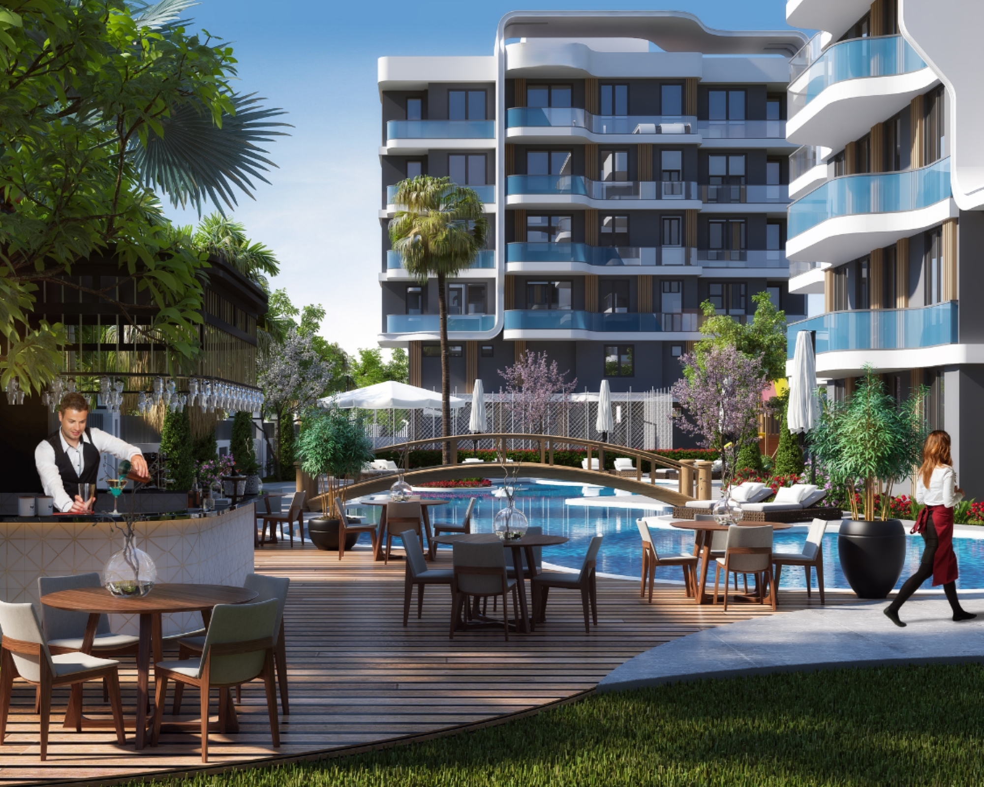 Luxurious Mountain View 2+1 Apartment in Altıntaş, Antalya