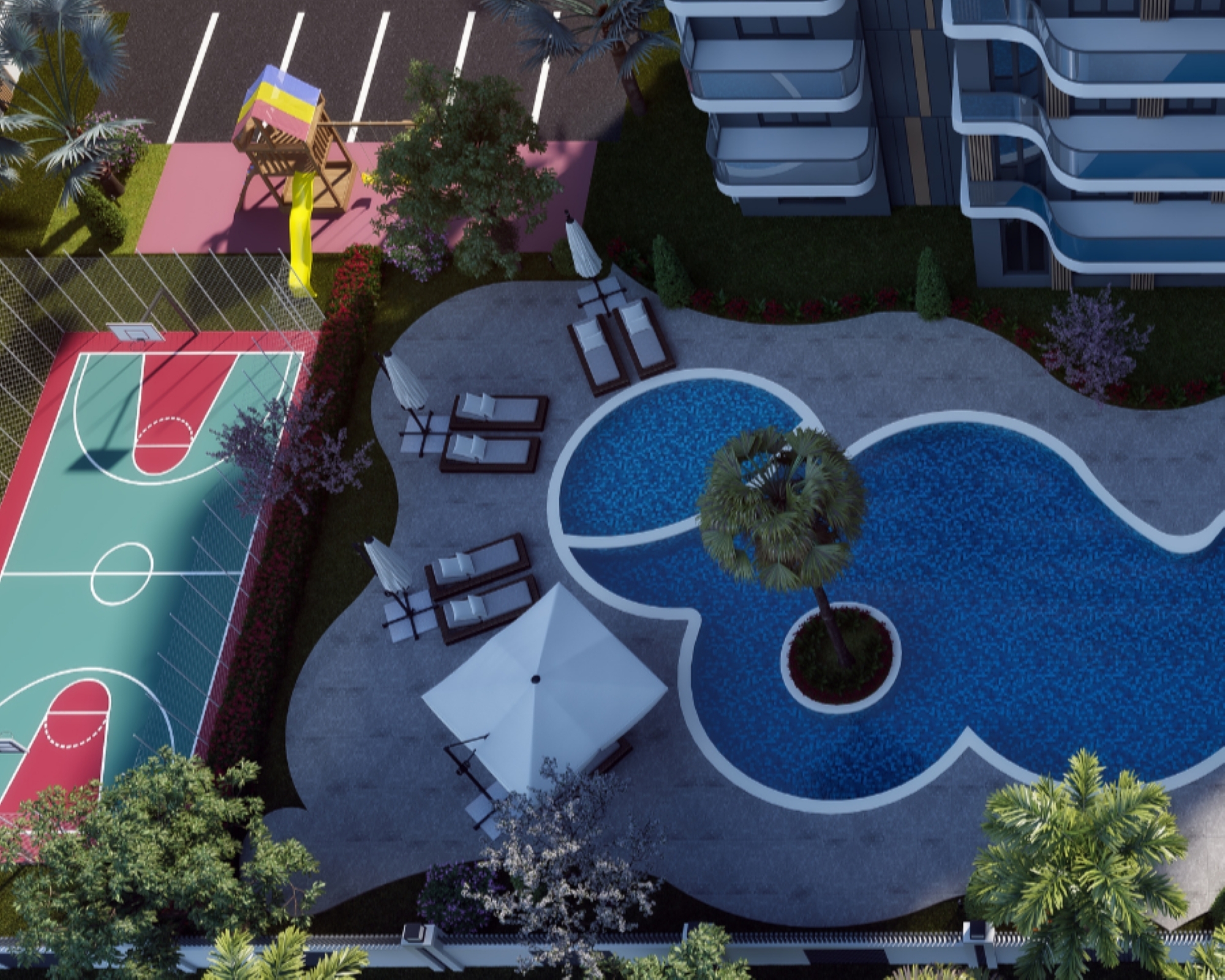 Luxurious Mountain View 2+1 Apartment in Altıntaş, Antalya