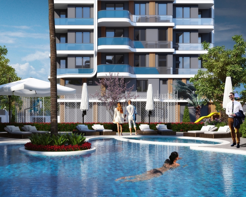 Luxurious Mountain View 2+1 Apartment in Altıntaş, Antalya