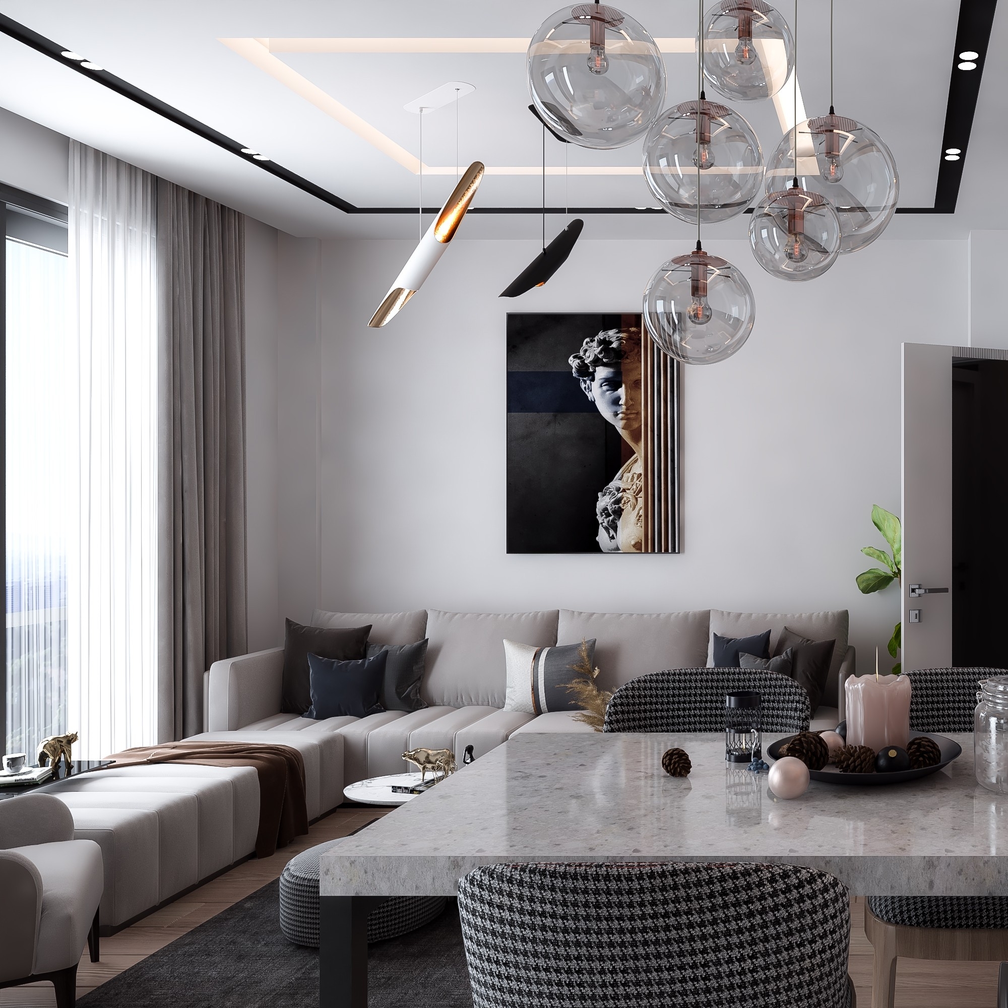 Luxurious Mountain View 2+1 Apartment in Altıntaş, Antalya