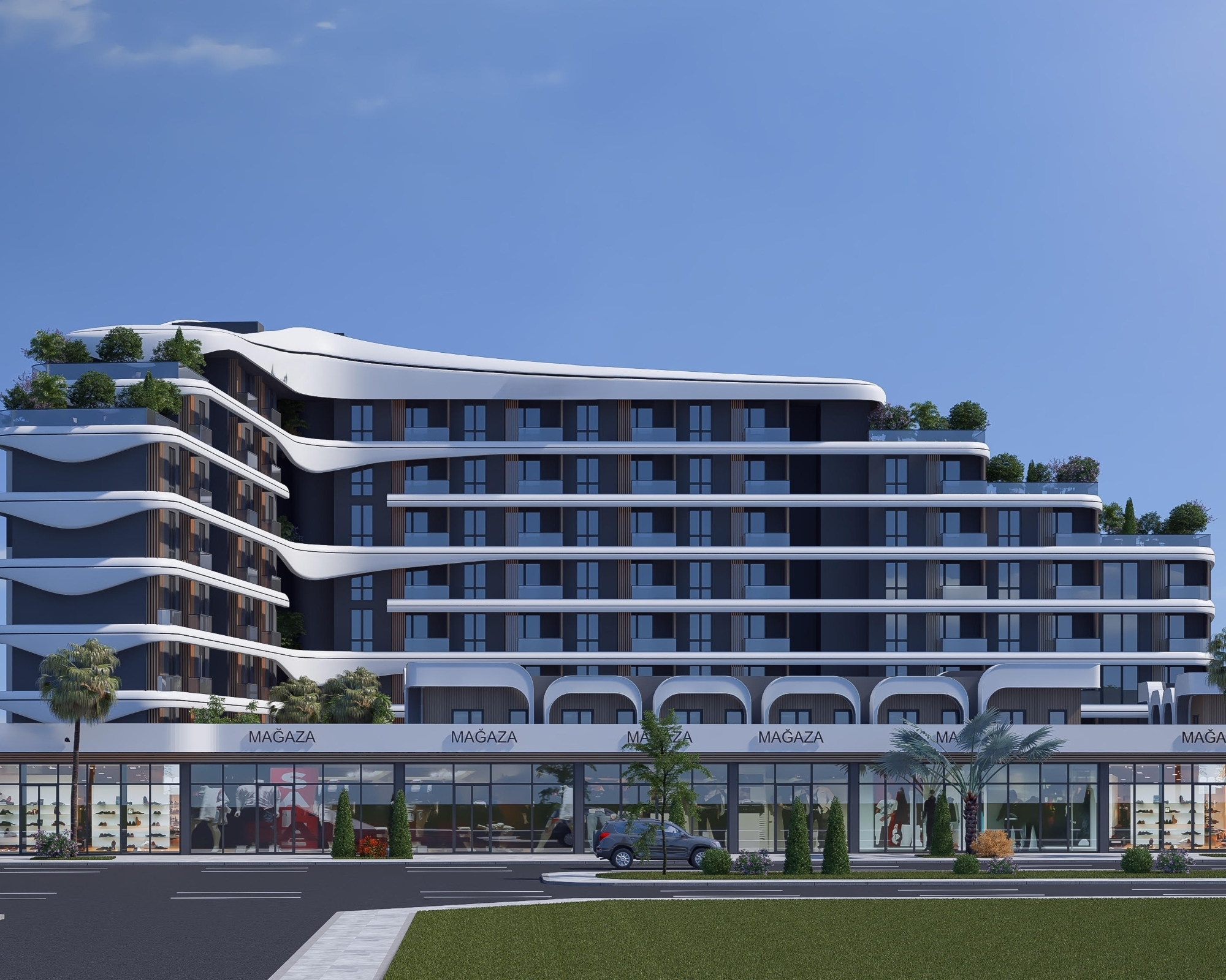Luxurious 1+1 Apartment with Mountain Views in ALTINTAŞ