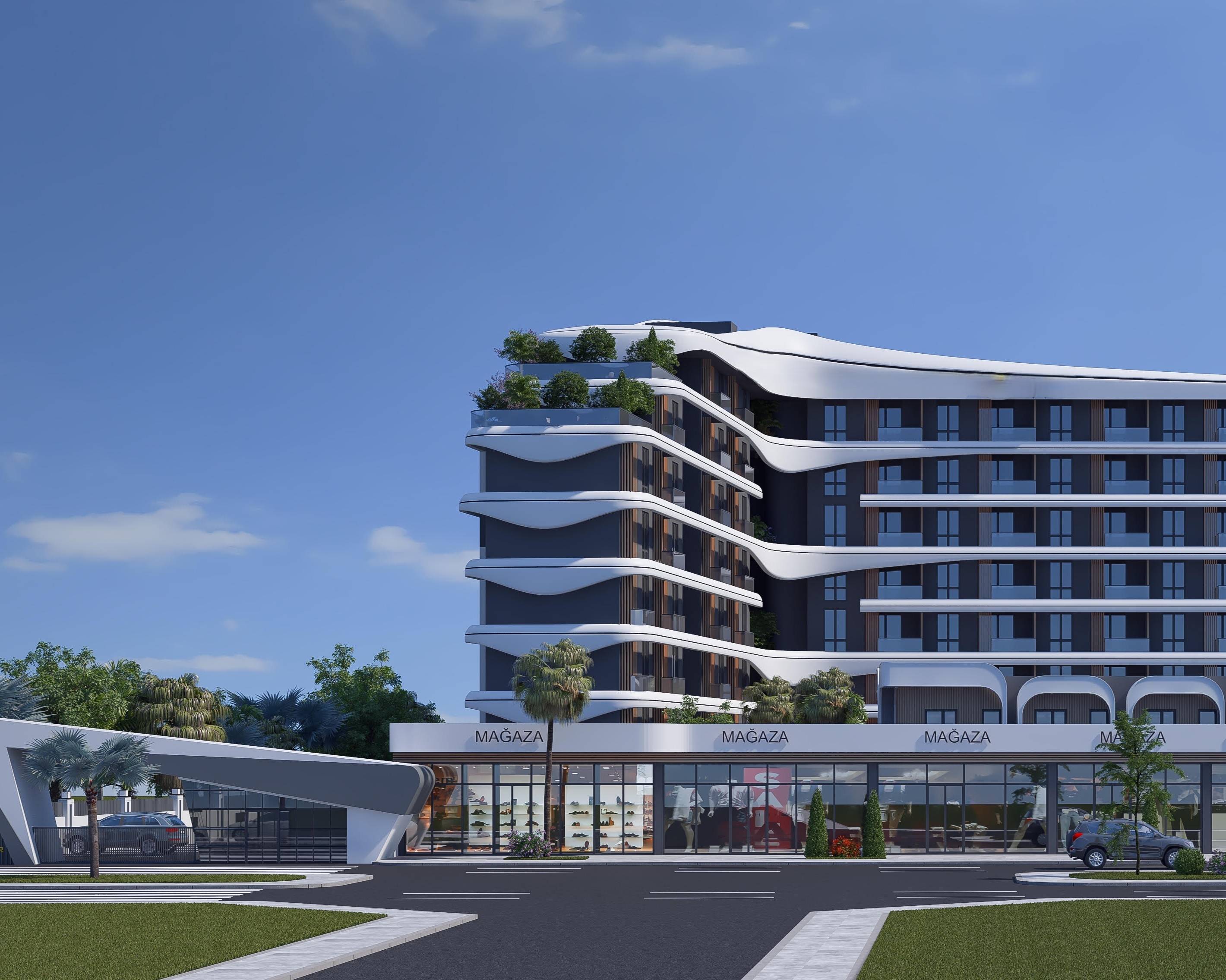 Luxurious 1+1 Apartment with Mountain Views in ALTINTAŞ