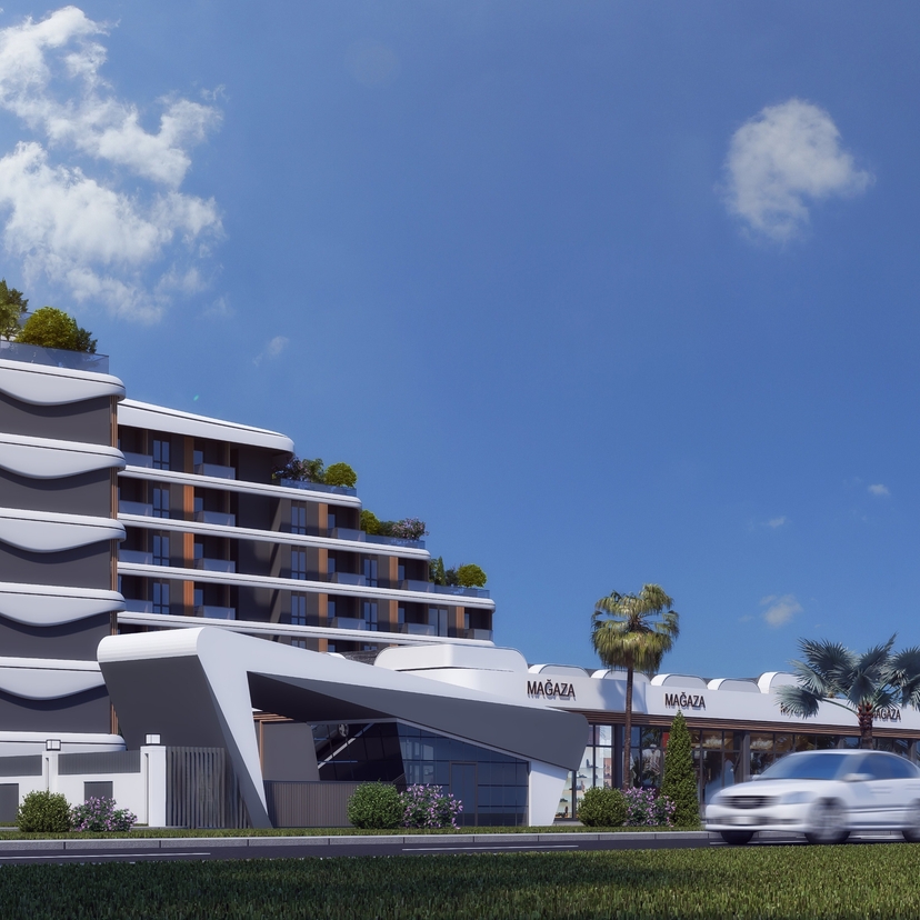 Luxurious 1+1 Apartment with Mountain Views in ALTINTAŞ