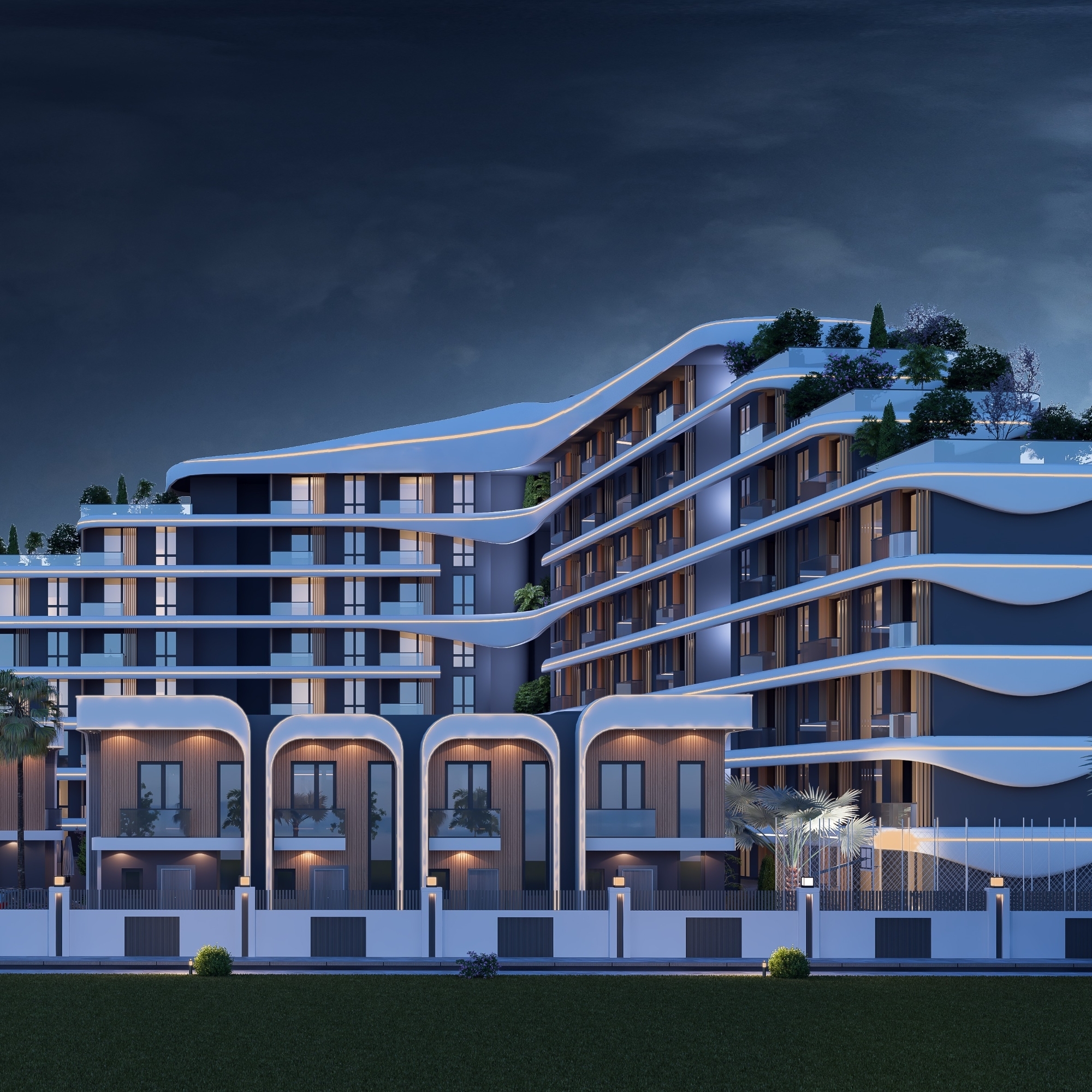 Luxurious 1+1 Apartment with Mountain Views in ALTINTAŞ