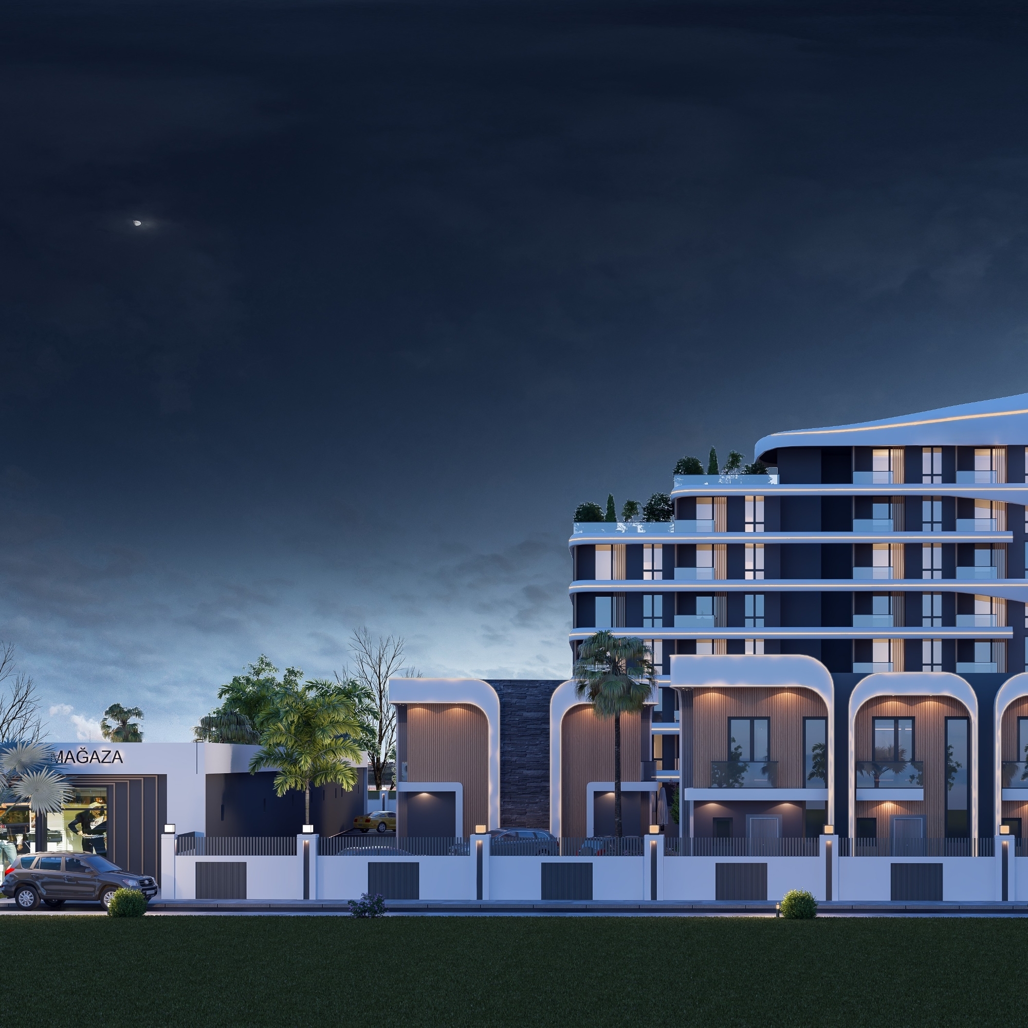 Luxurious 1+1 Apartment with Mountain Views in ALTINTAŞ