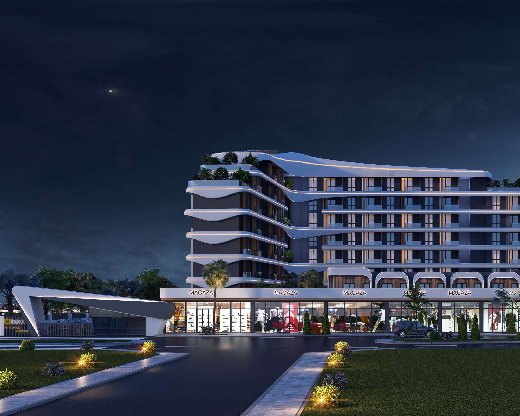 Luxurious 1+1 Apartment with Mountain Views in ALTINTAŞ