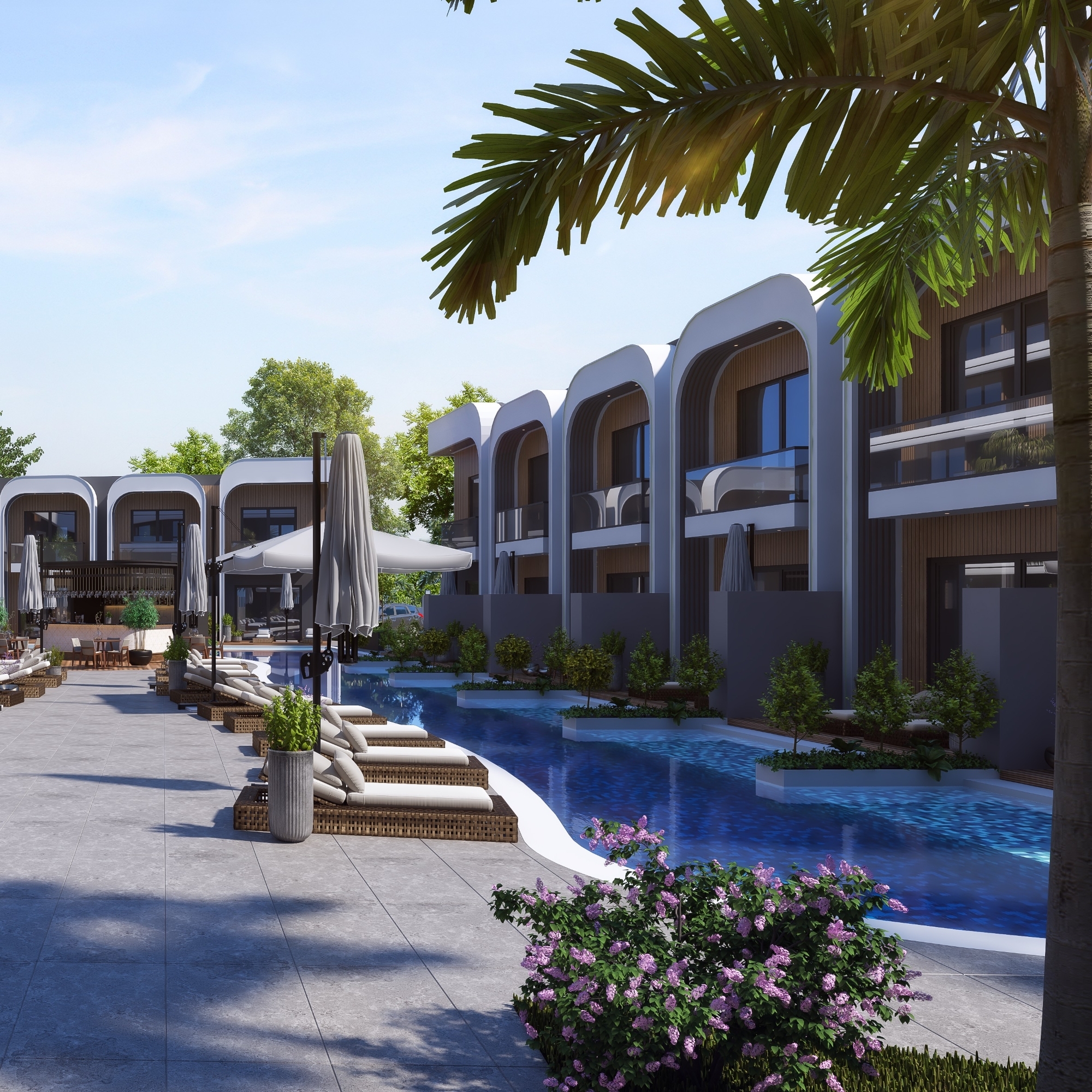 Luxurious 1+1 Apartment with Mountain Views in ALTINTAŞ