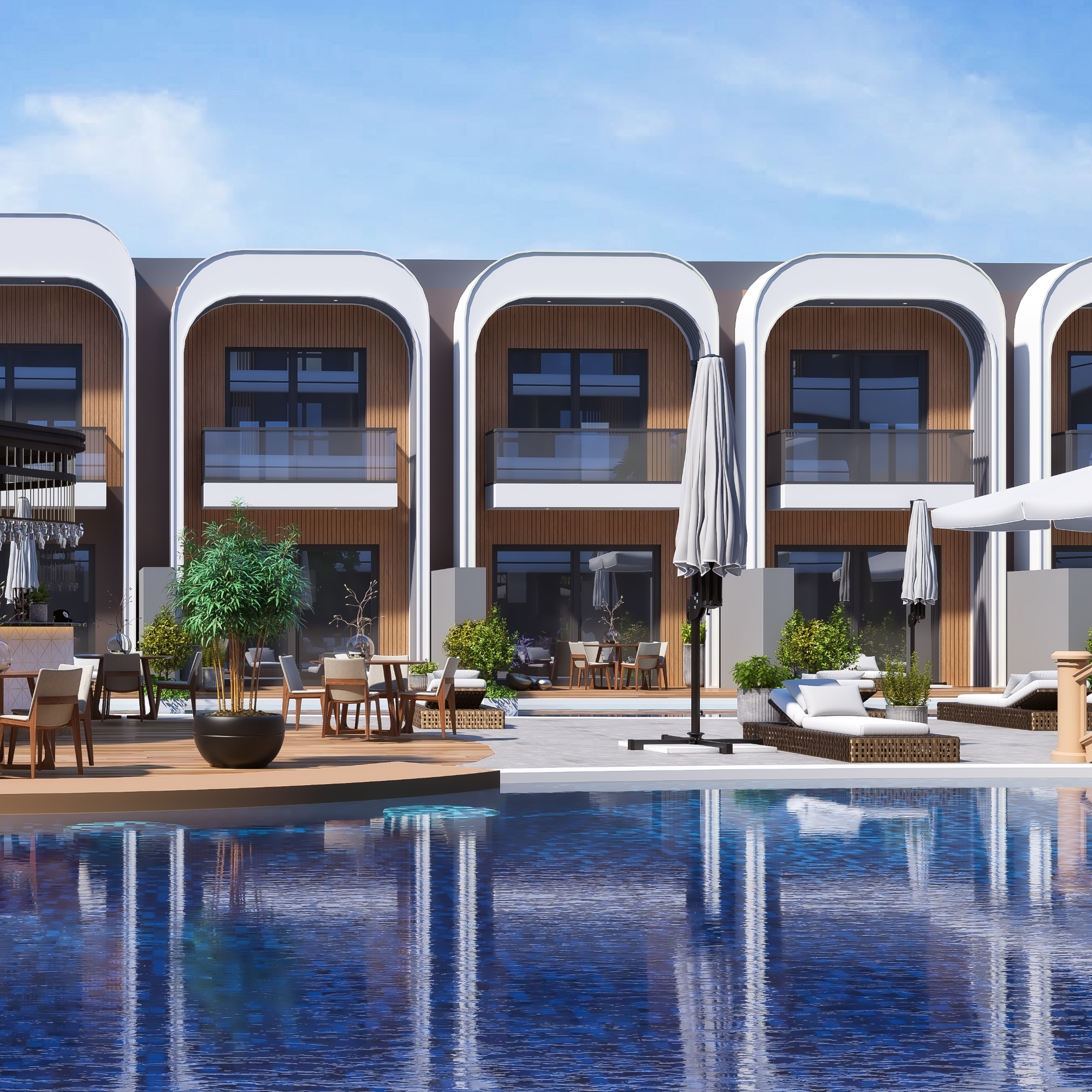 Luxurious 1+1 Apartment with Mountain Views in ALTINTAŞ