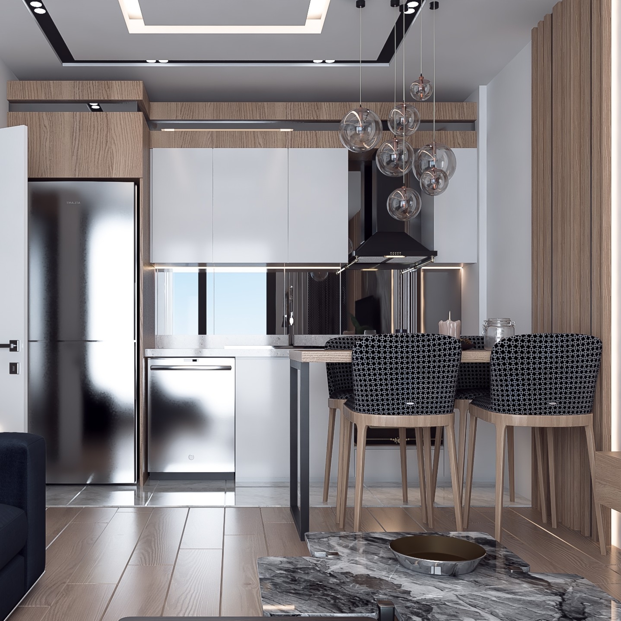 Luxurious 1+1 Apartment with Mountain Views in ALTINTAŞ