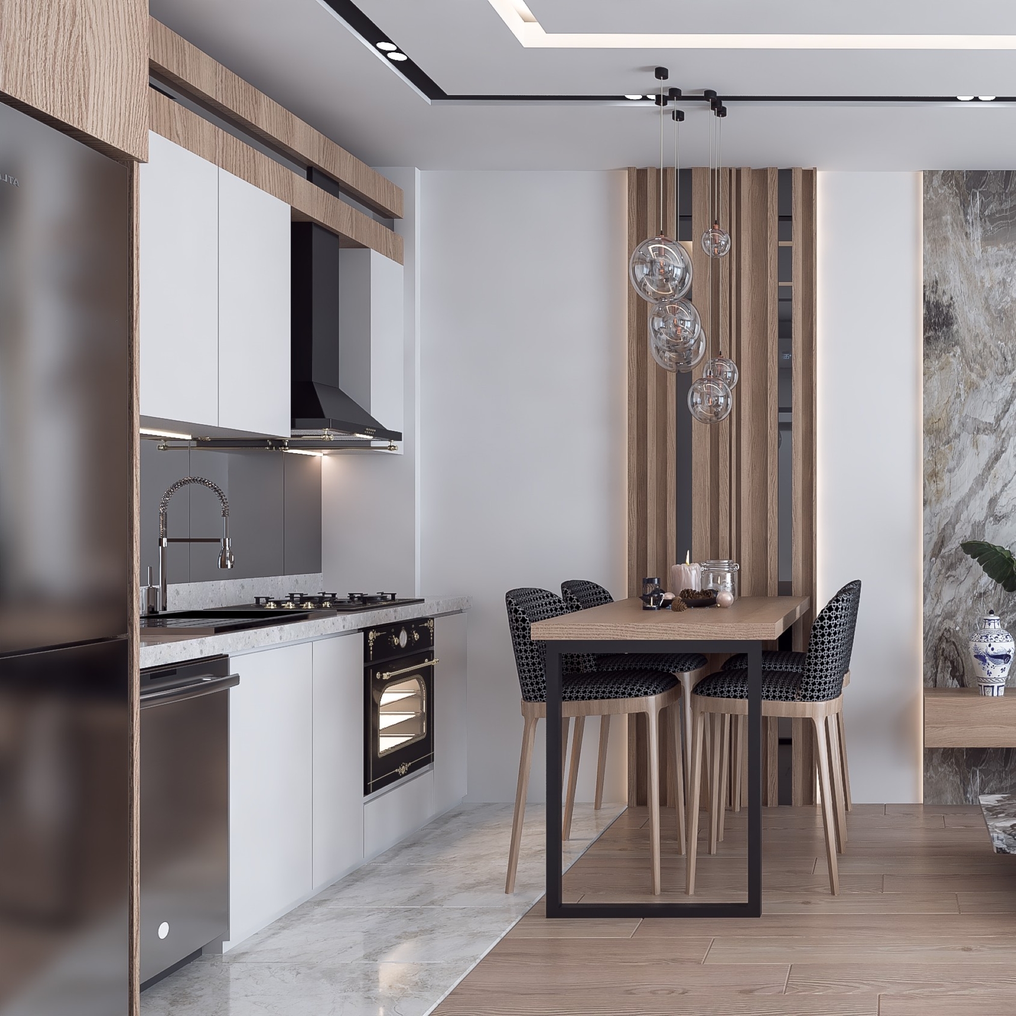 Luxurious 1+1 Apartment with Mountain Views in ALTINTAŞ