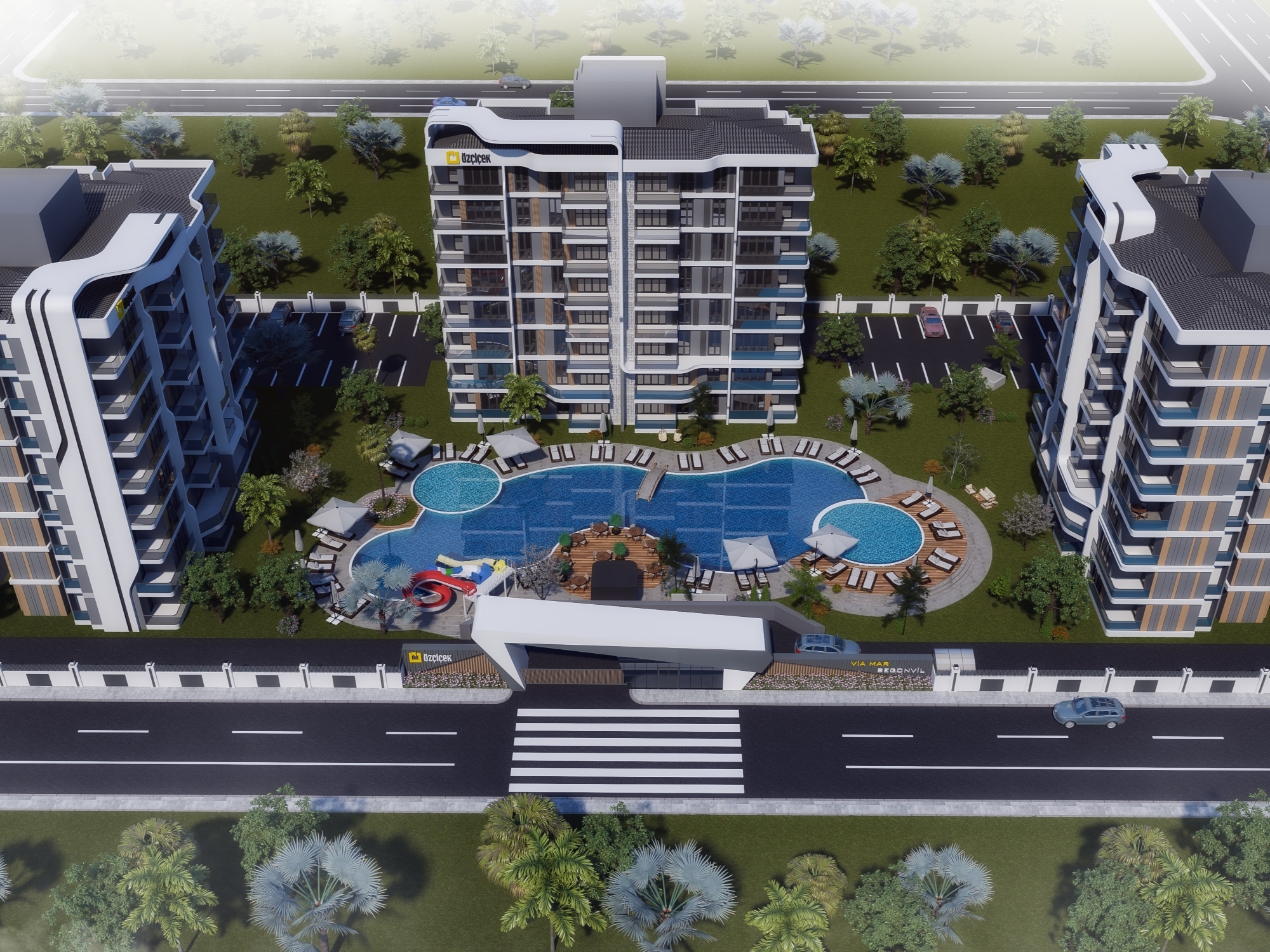 Luksus 2+1 Lejlighed med Bjergudsigt i ALTINTAŞ, Antalya