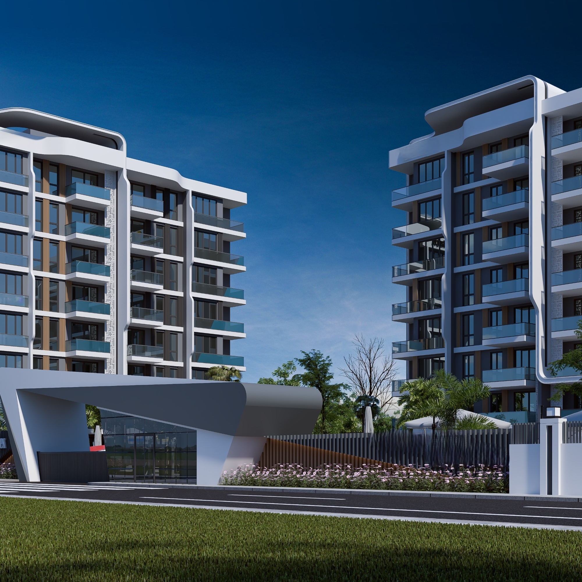 Luksus 2+1 Lejlighed med Bjergudsigt i ALTINTAŞ, Antalya