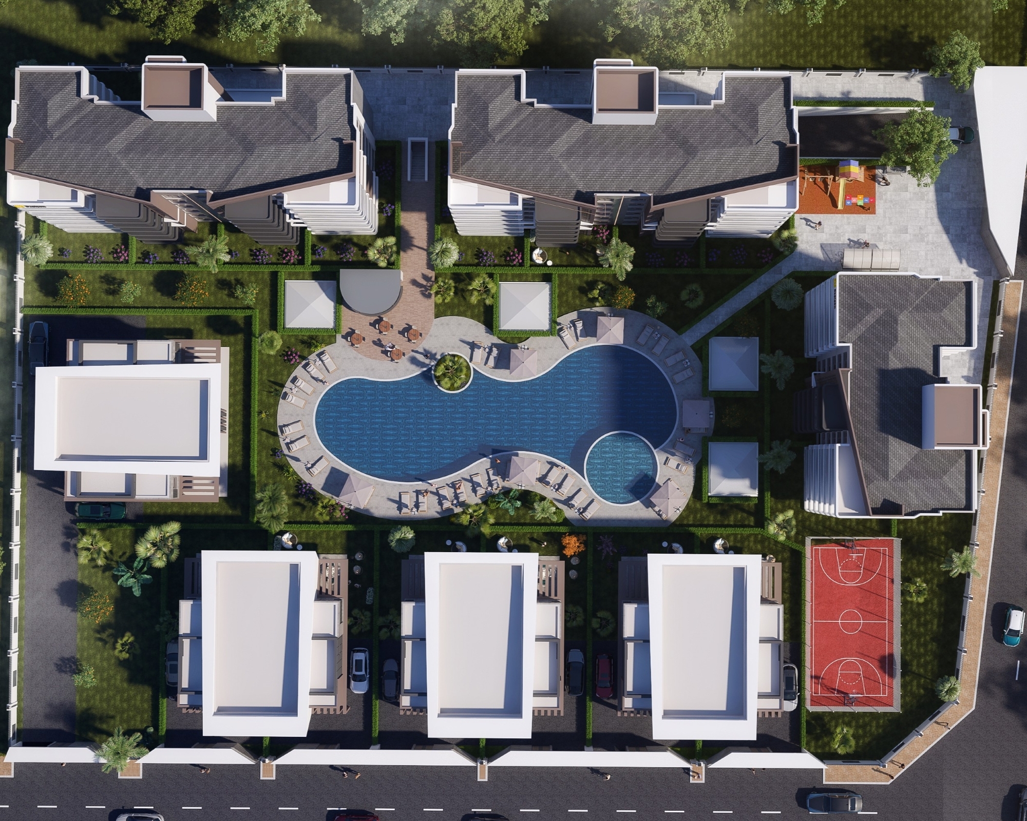 Luxury Mountain View 2+1 Apartment in Altıntaş, Antalya