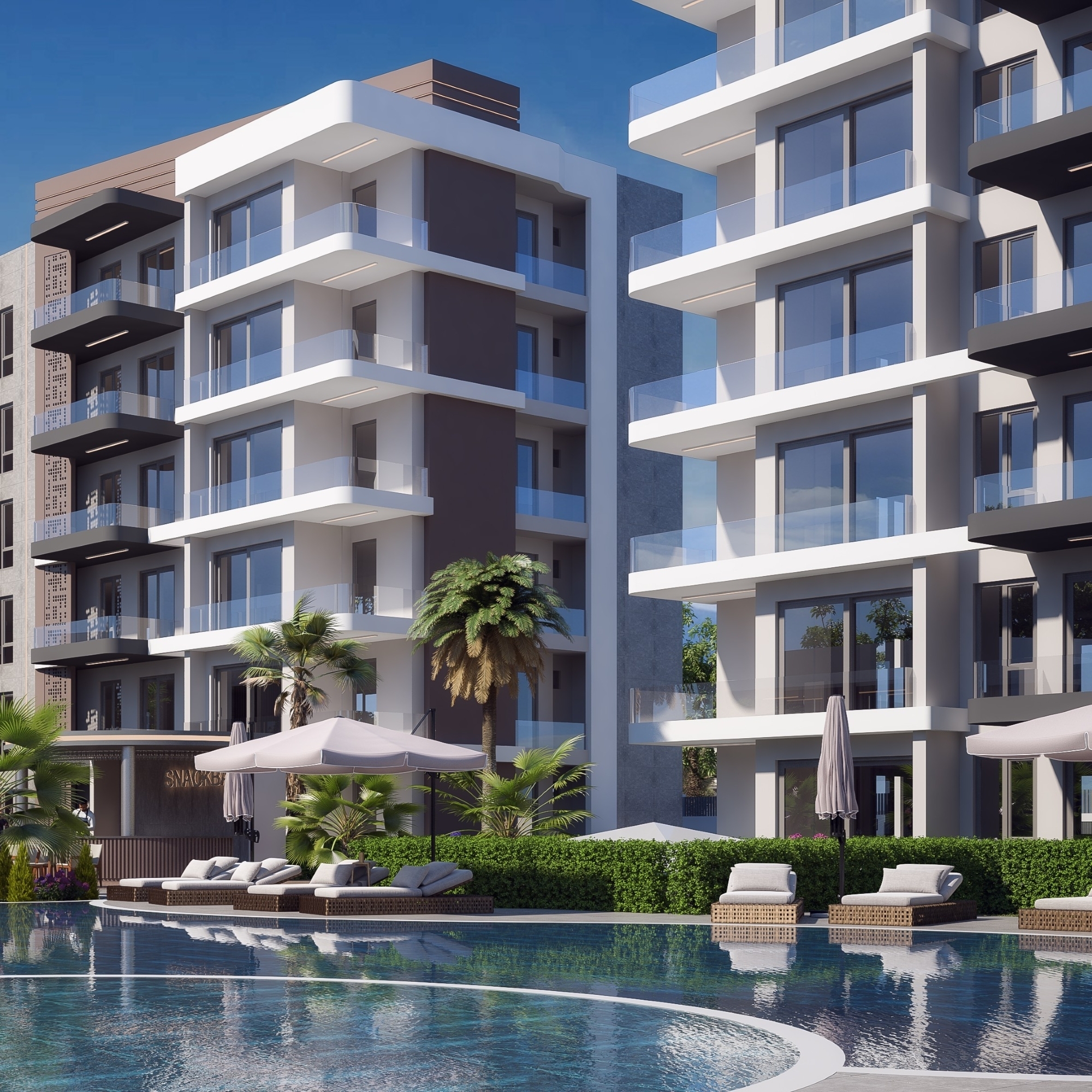 Luxury Mountain View 2+1 Apartment in Altıntaş, Antalya