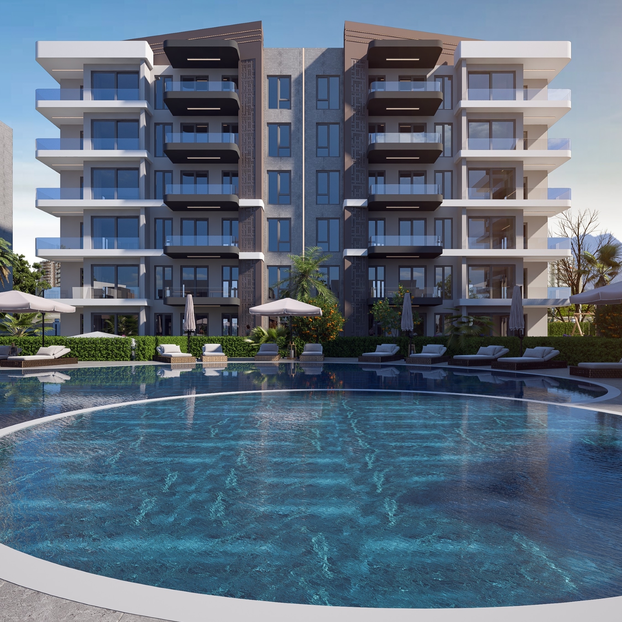 Luxury Mountain View 2+1 Apartment in Altıntaş, Antalya