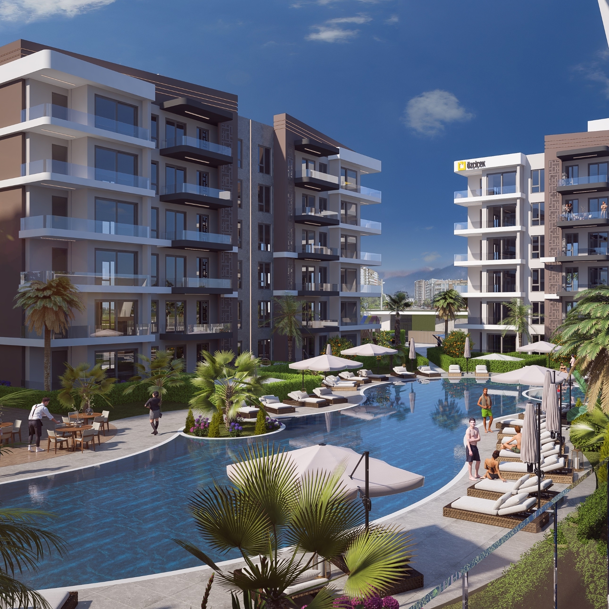 Luxury Mountain View 2+1 Apartment in Altıntaş, Antalya