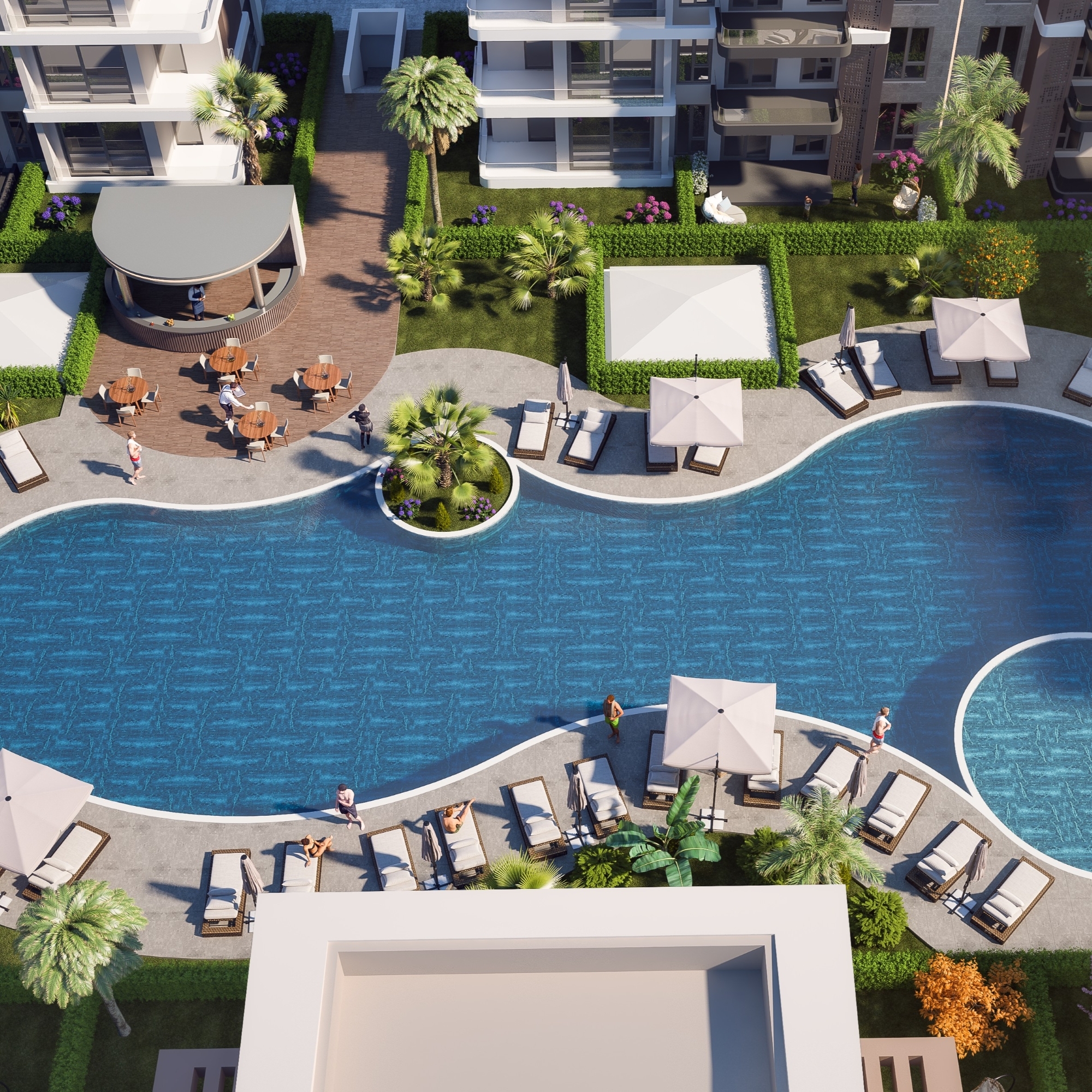 Luxury Mountain View 2+1 Apartment in Altıntaş, Antalya