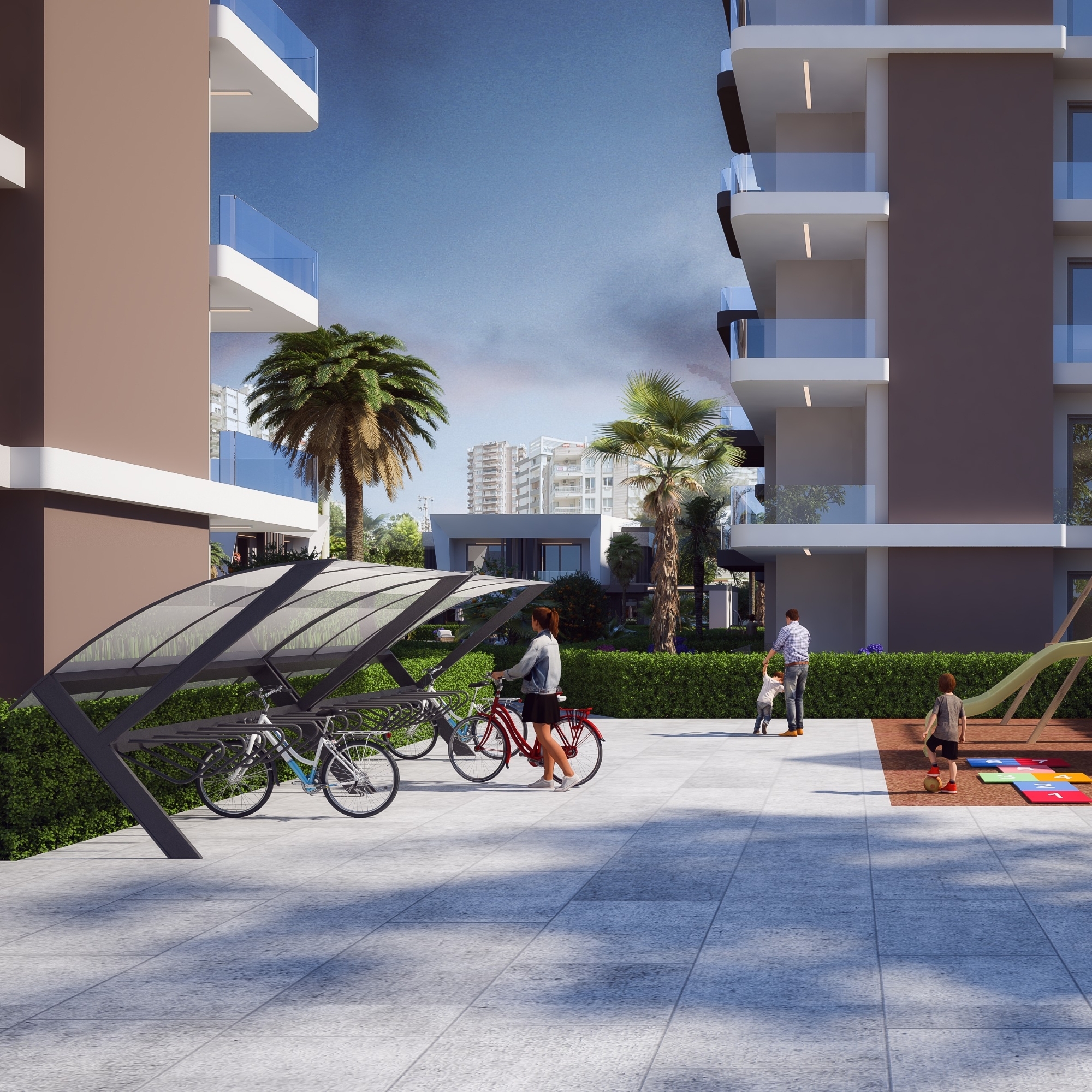 Luxury Mountain View 2+1 Apartment in Altıntaş, Antalya
