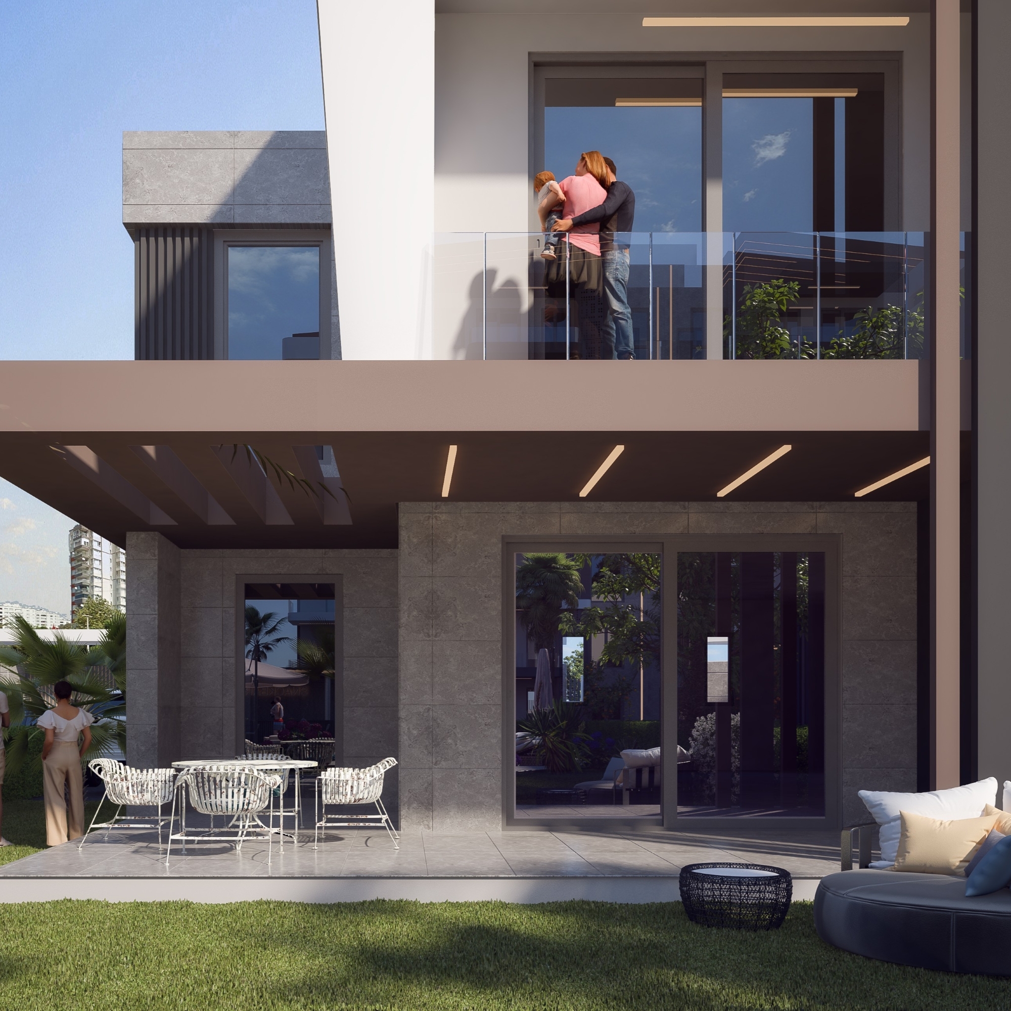 Luksuriøs Bjergudsigt 4+1 Villa i ALTINTAŞ, Antalya