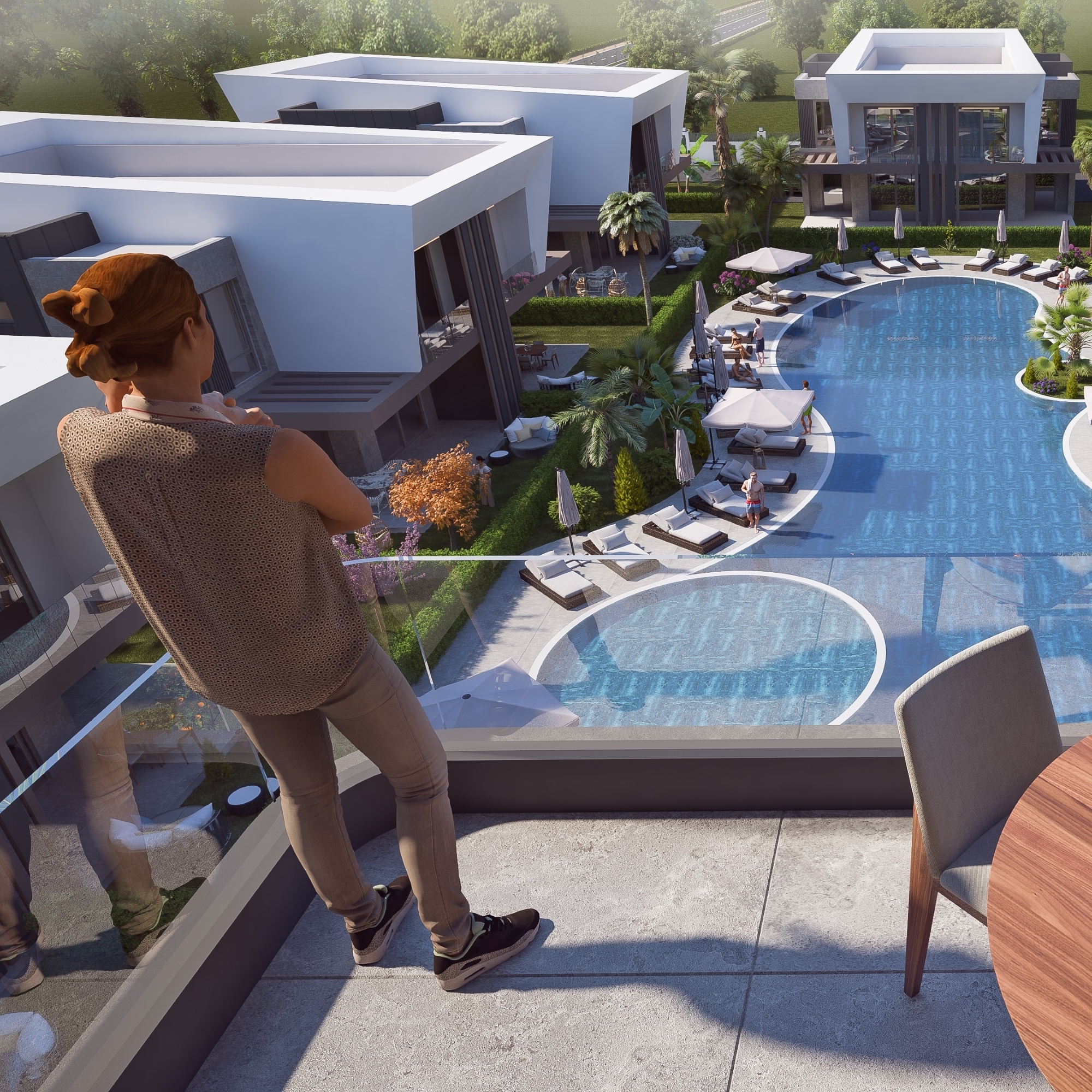 Luksuriøs Bjergudsigt 4+1 Villa i ALTINTAŞ, Antalya