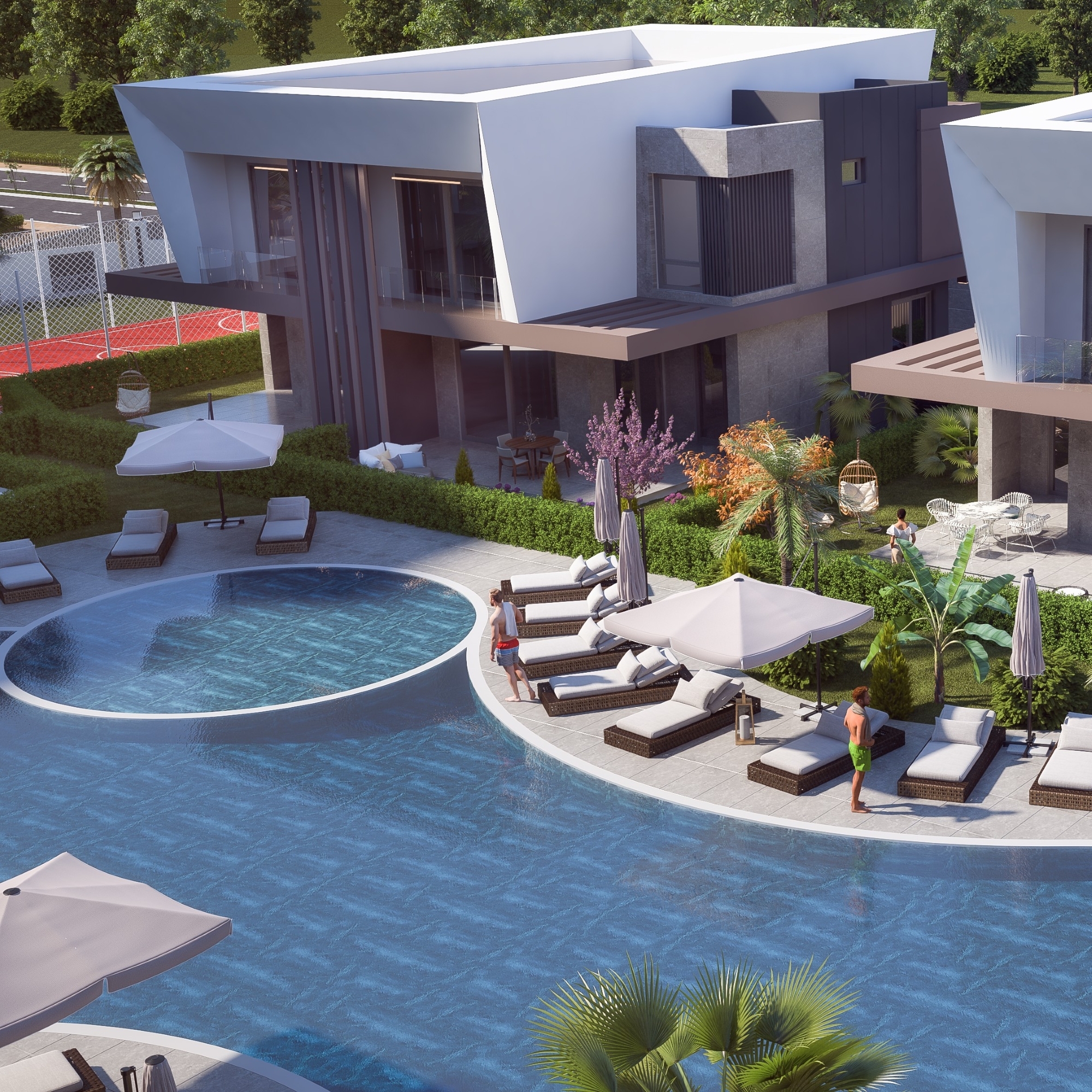 Luksuriøs Bjergudsigt 4+1 Villa i ALTINTAŞ, Antalya