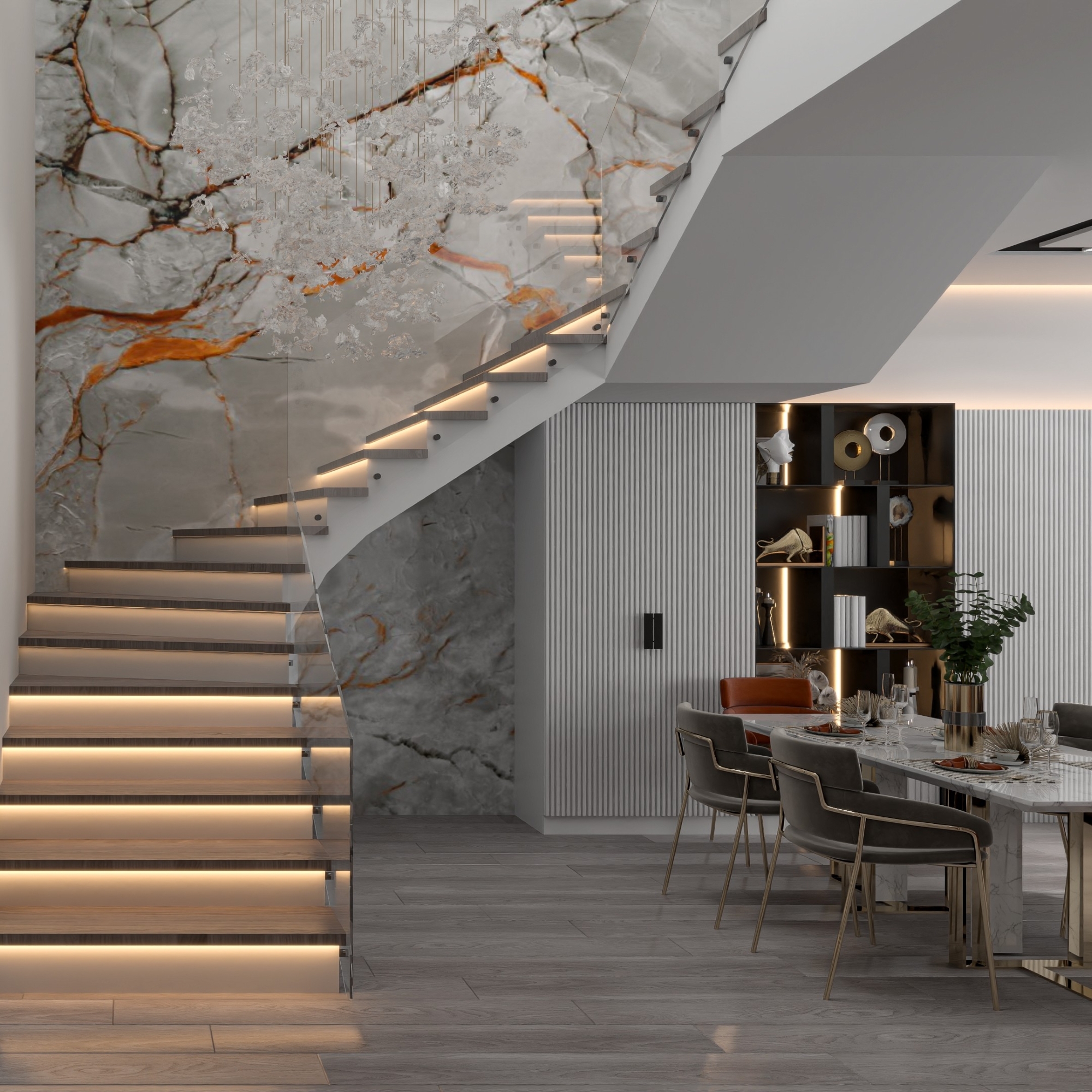 Luksuriøs Bjergudsigt 4+1 Villa i ALTINTAŞ, Antalya