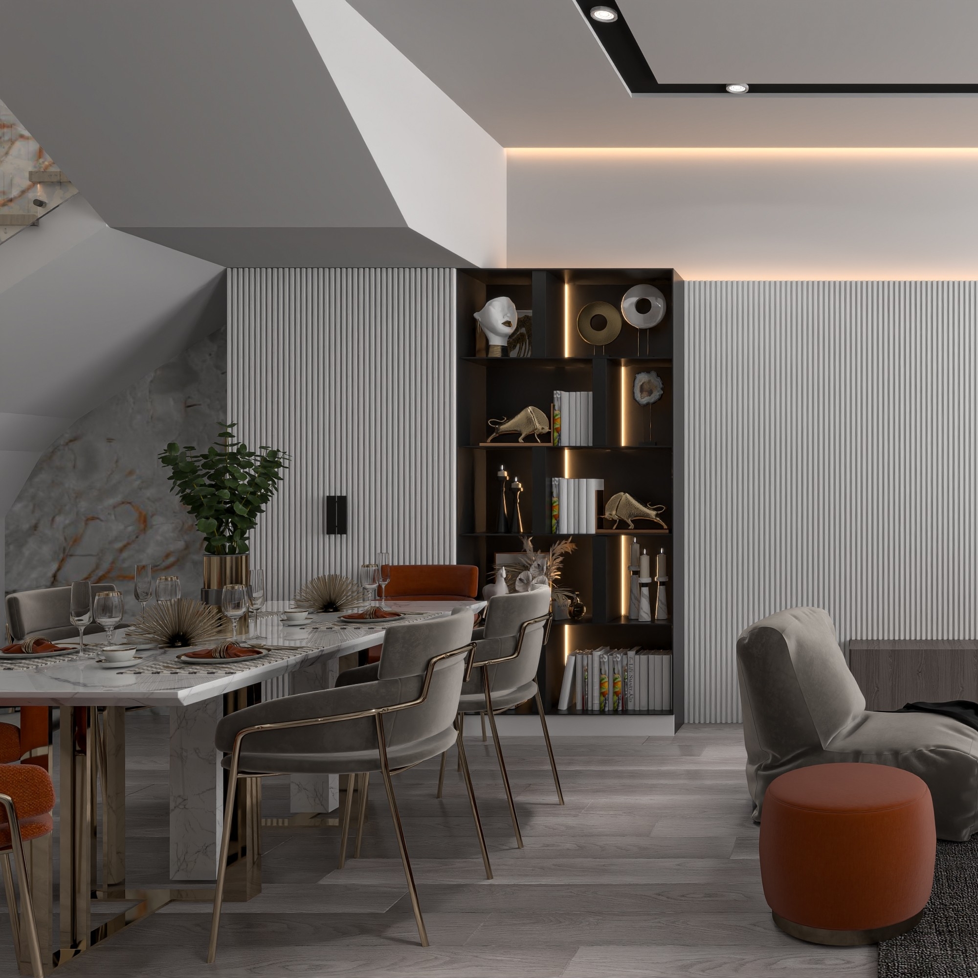 Luksuriøs Bjergudsigt 4+1 Villa i ALTINTAŞ, Antalya