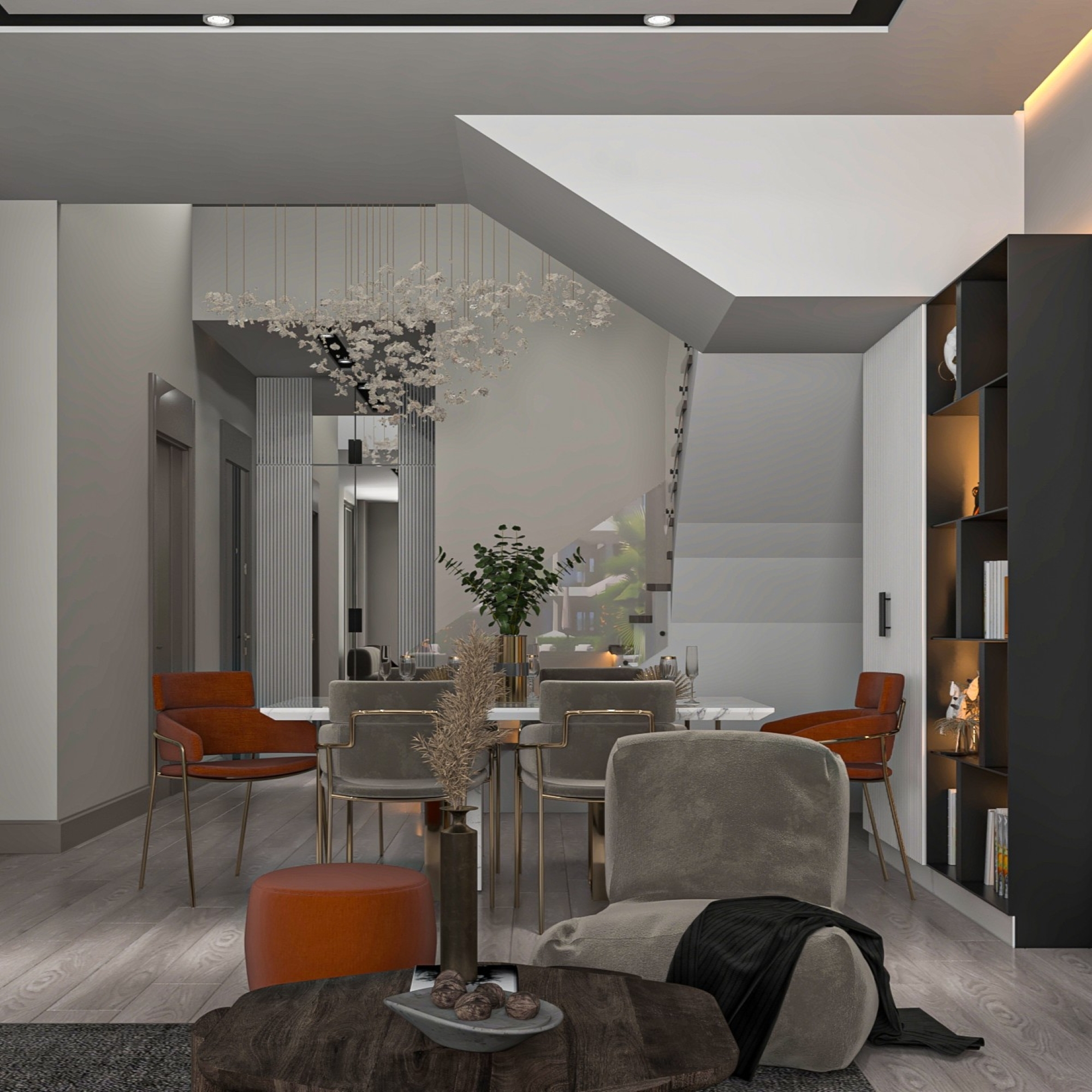 Luksuriøs Bjergudsigt 4+1 Villa i ALTINTAŞ, Antalya