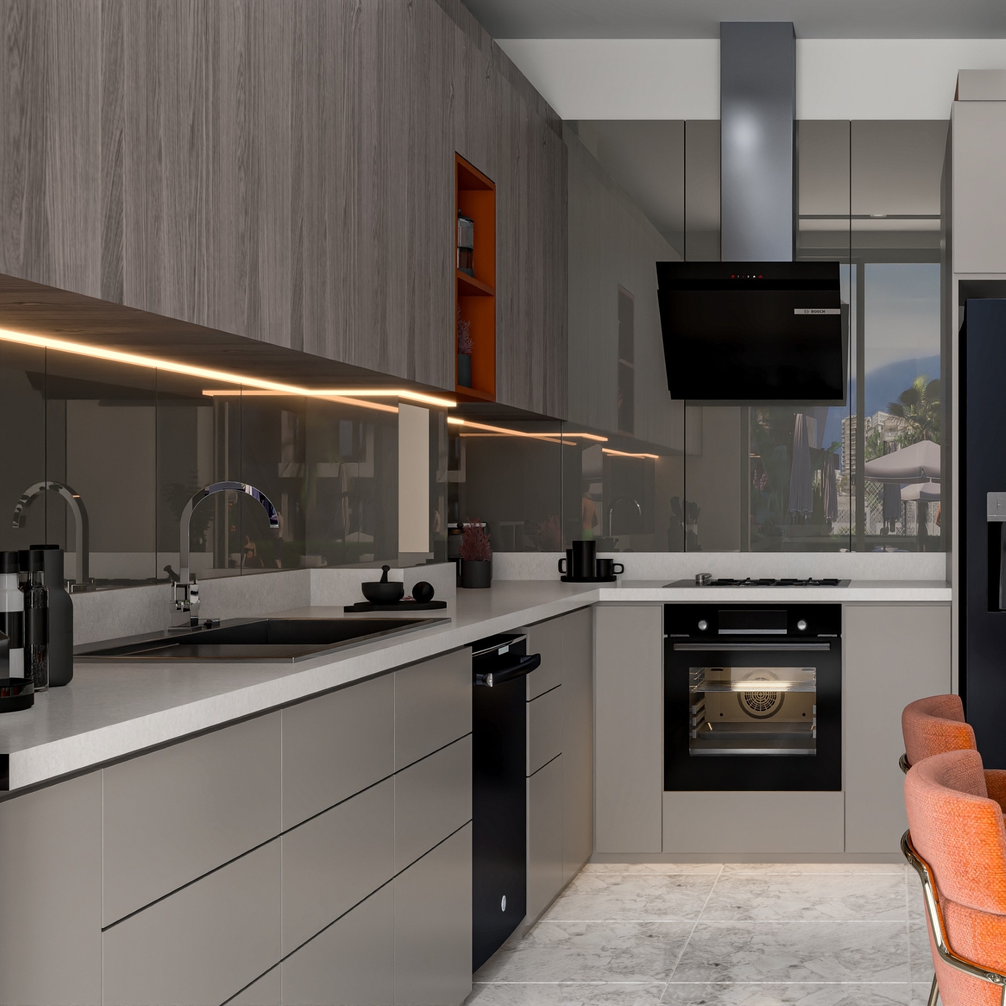 Luksuriøs Bjergudsigt 4+1 Villa i ALTINTAŞ, Antalya