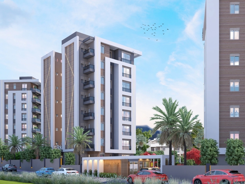 Modernes 2+1 Apartment mit Bergblick, Antalya