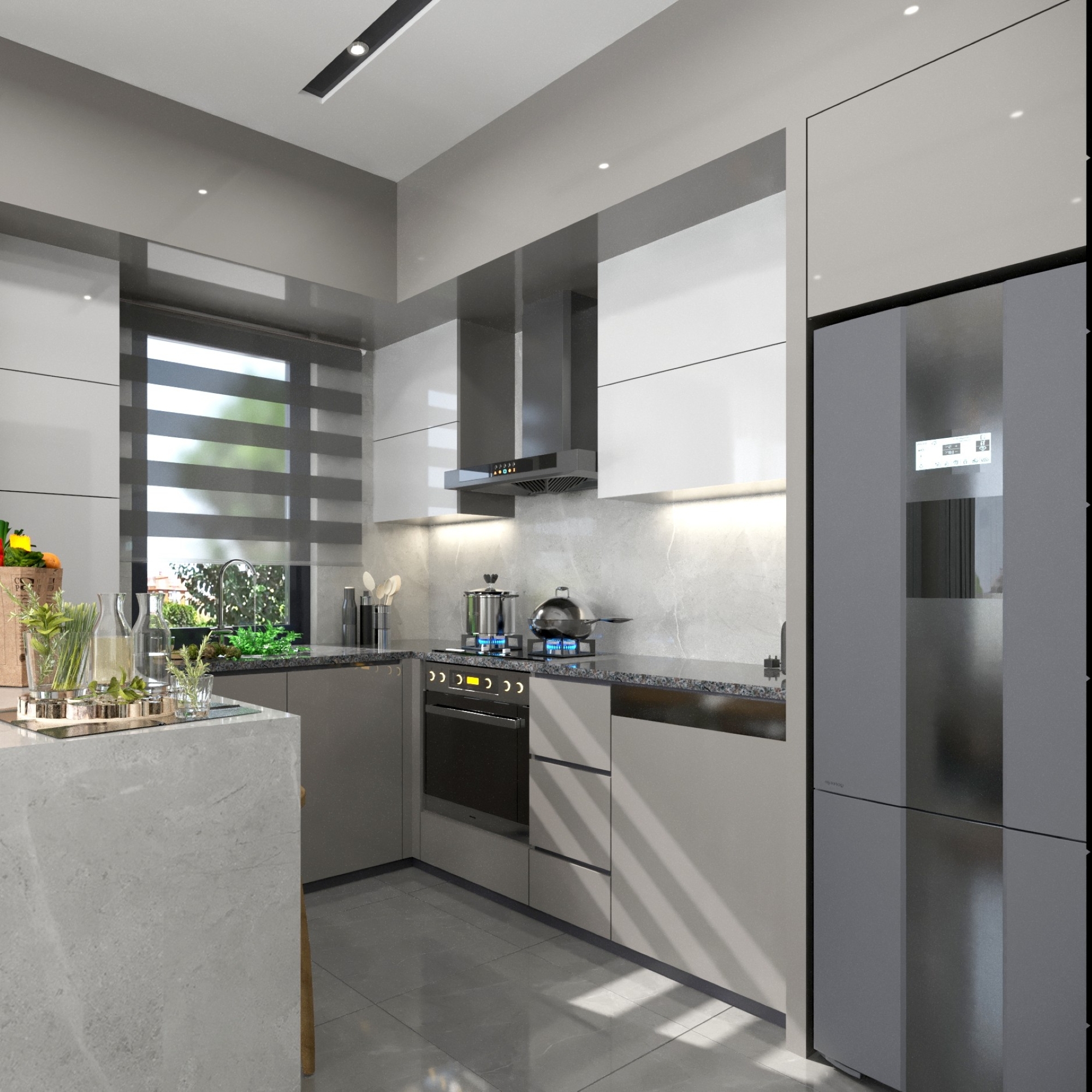 Modernes 2+1 Apartment mit Bergblick, Antalya