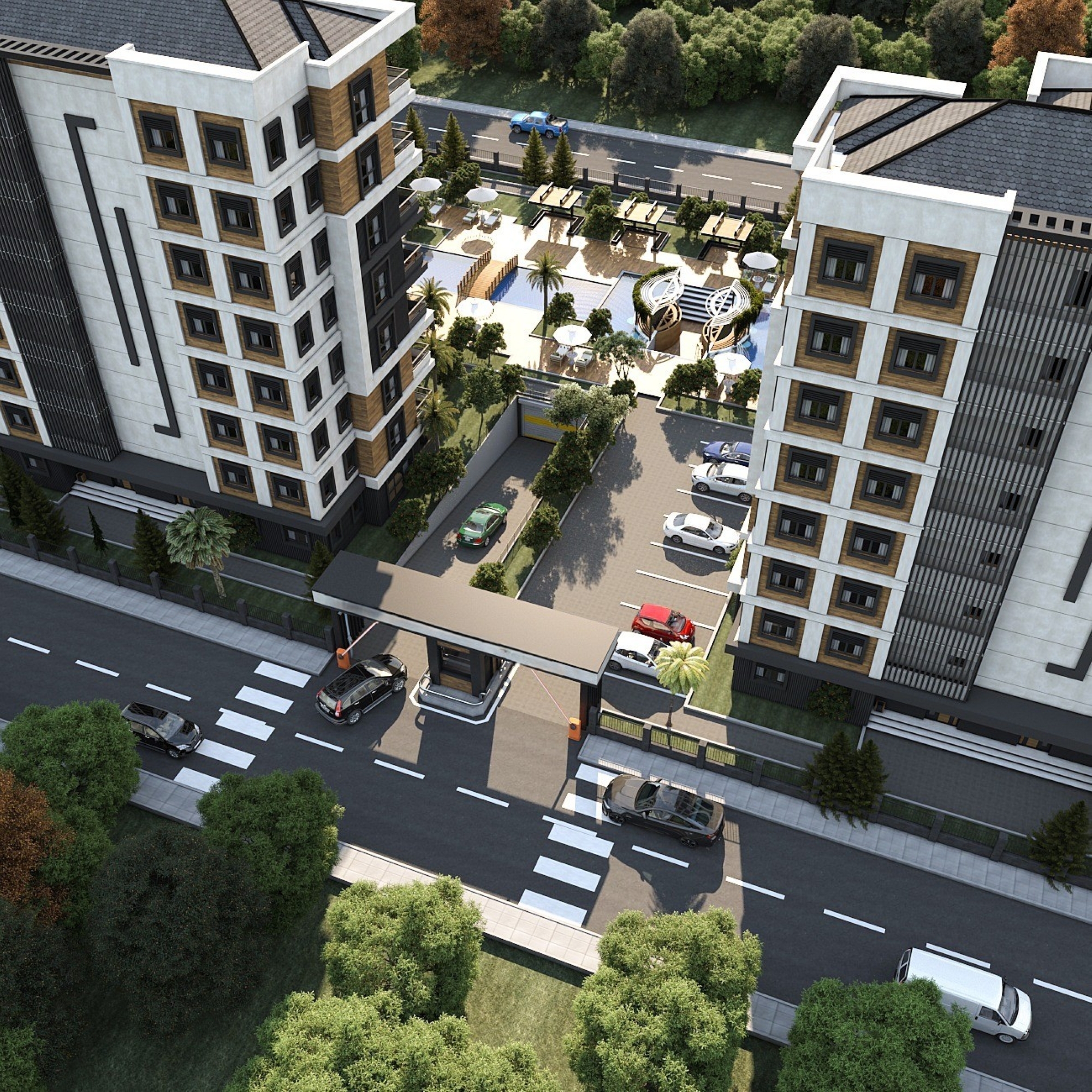 Luxury 2+1 Mountain View Apartments in Antalya - ALTINTAŞ