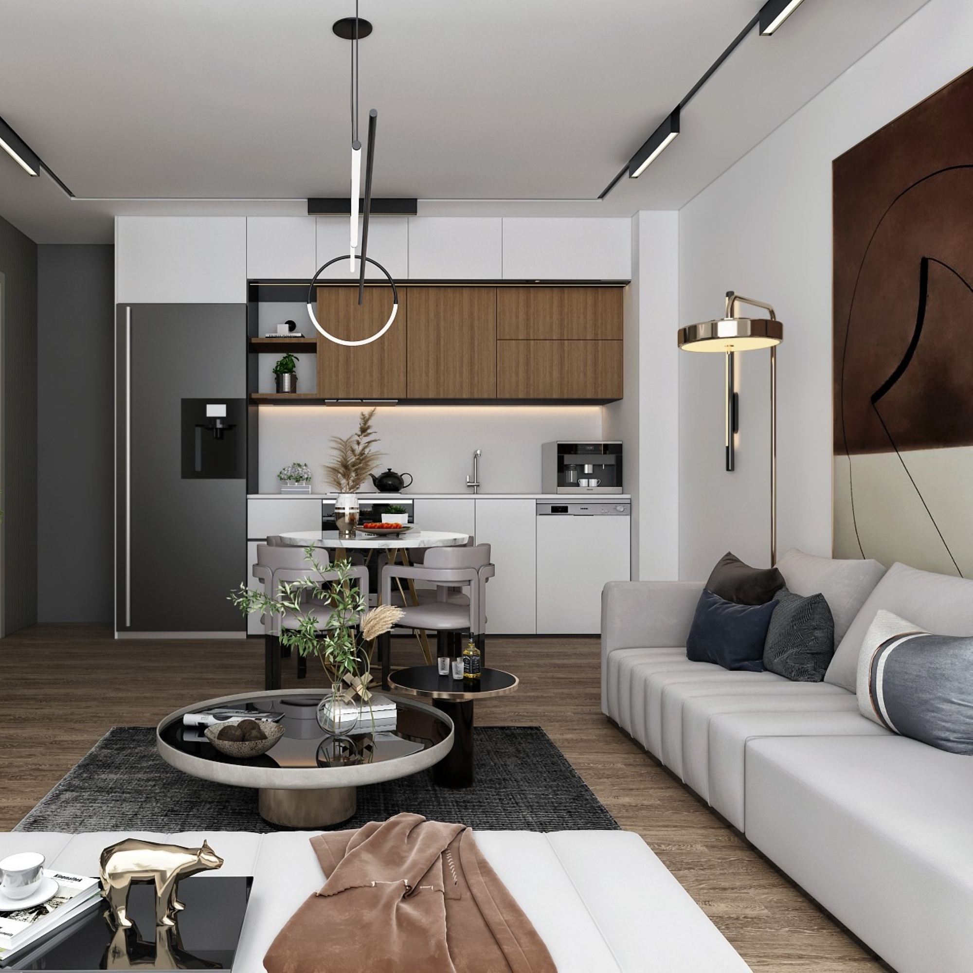 Luxury 2+1 Mountain View Apartments in Antalya - ALTINTAŞ