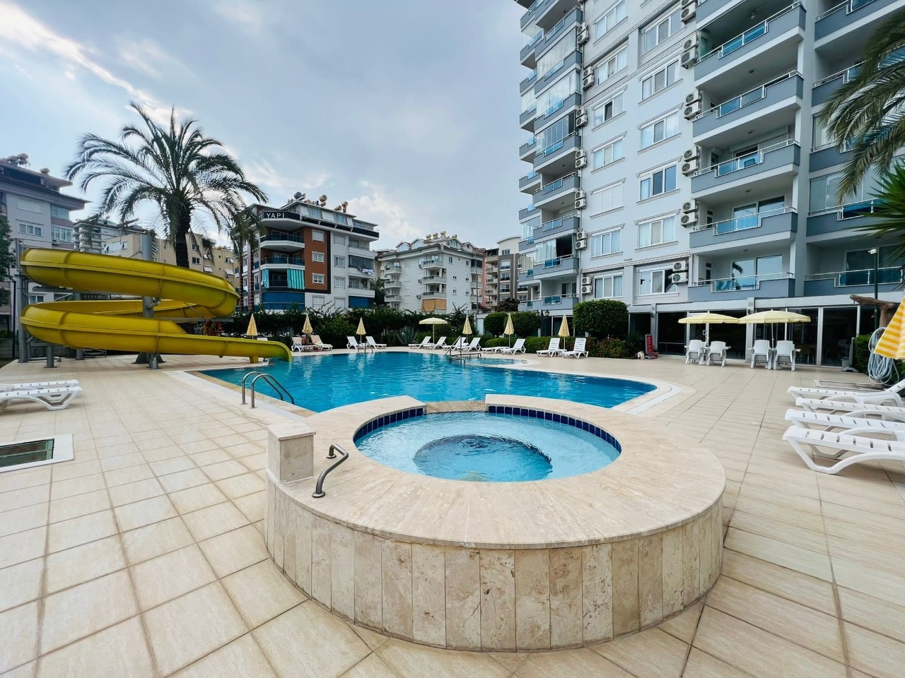Ylellinen 1+1 asunto vuorinäköalalla, Alanya - Cikcilli