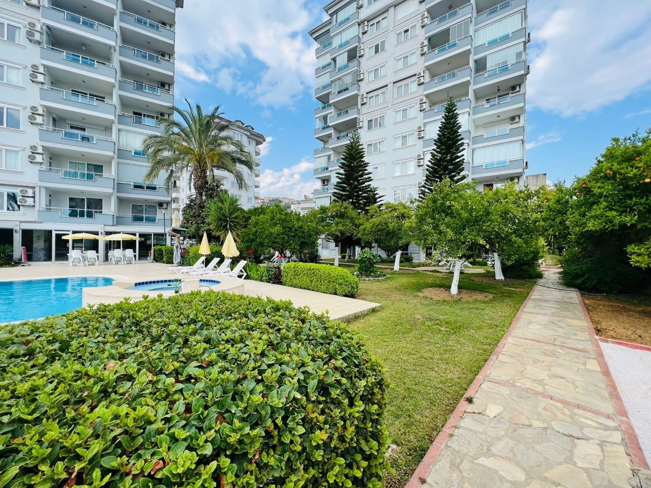 Ylellinen 1+1 asunto vuorinäköalalla, Alanya - Cikcilli