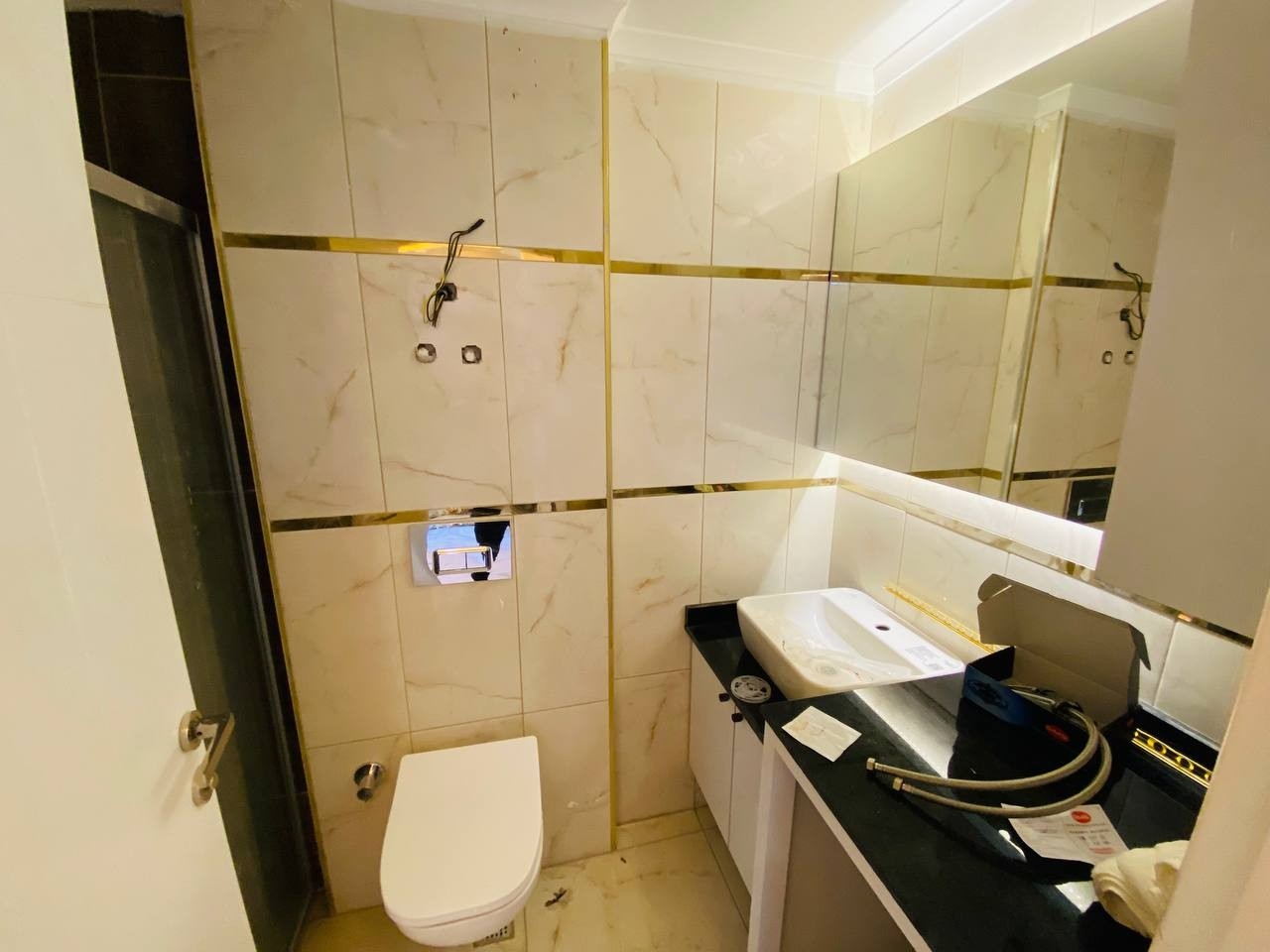 Luxuriöses 1+1 Apartment mit Bergblick in Avsallar, Alanya