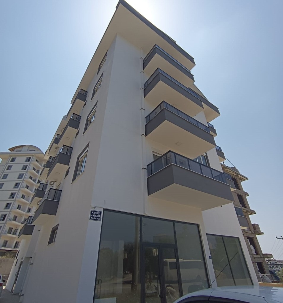Luxuriöses 1+1 Apartment mit Bergblick in Avsallar