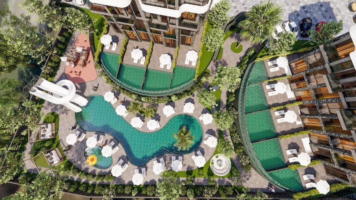 Luxuriöse 1+1 Wohnung mit Meerblick und Bergblick, Alanya - Kargicak