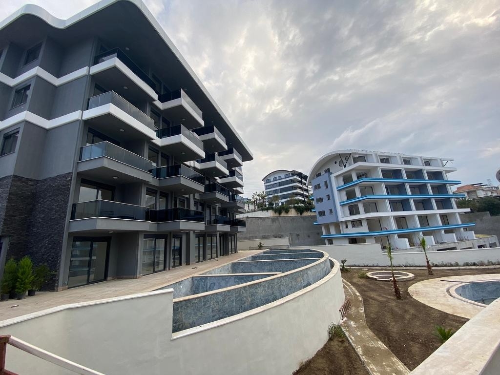 Luxuriöse 1+1 Wohnung mit Meerblick und Bergblick, Alanya - Kargicak