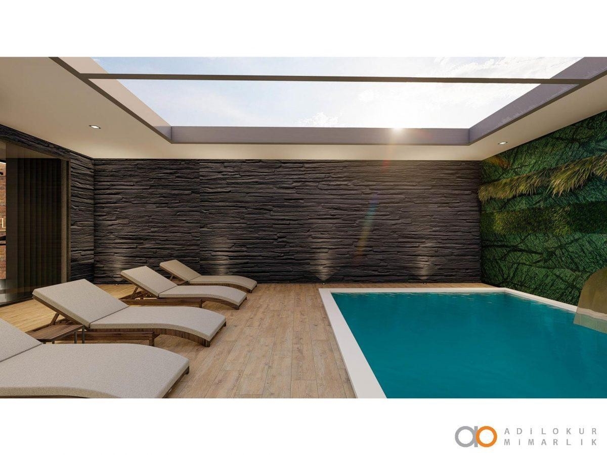 Luxuriöse 1+1 Wohnung mit Meerblick und Bergblick, Alanya - Kargicak