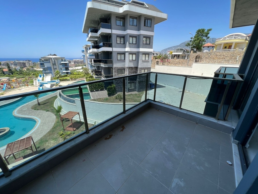 Luxuriöse 1+1 Wohnung mit Meerblick und Bergblick, Alanya - Kargicak
