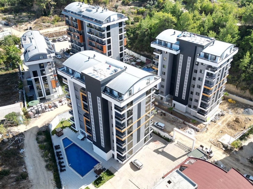 Ylellinen 1+1 asunto vuorinäköalalla, Alanya - Avsallar
