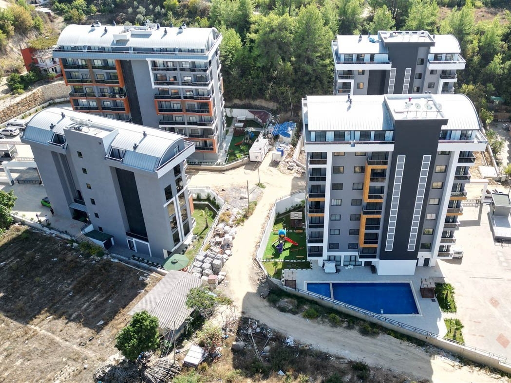 Ylellinen 1+1 asunto vuorinäköalalla, Alanya - Avsallar