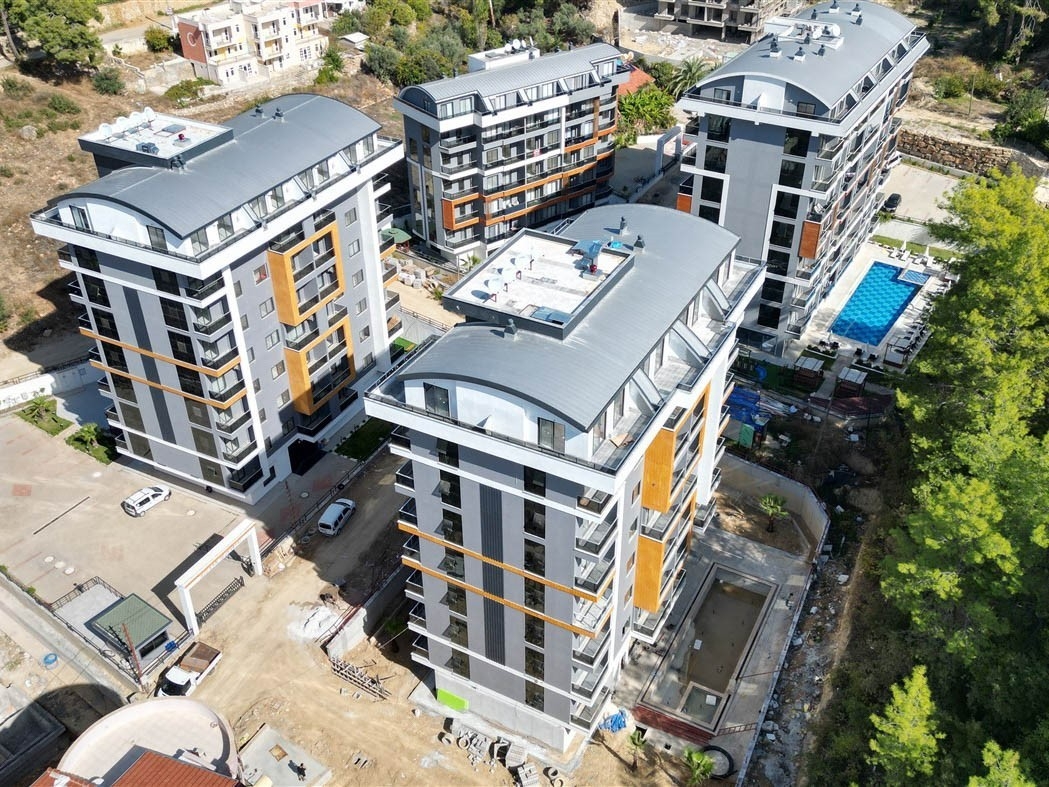 Ylellinen 1+1 asunto vuorinäköalalla, Alanya - Avsallar