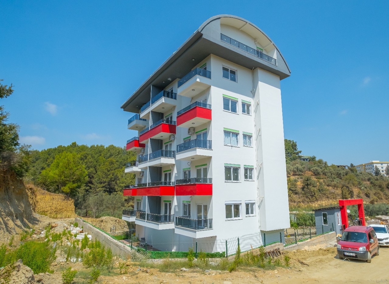 Luxuriöses 1+1 Apartment mit Bergblick, Alanya - Avsallar