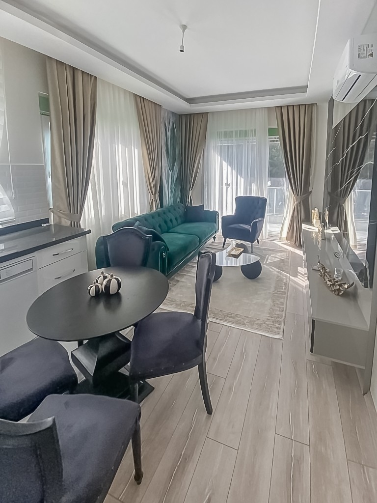 Luxuriöses 1+1 Apartment mit Bergblick, Alanya - Avsallar