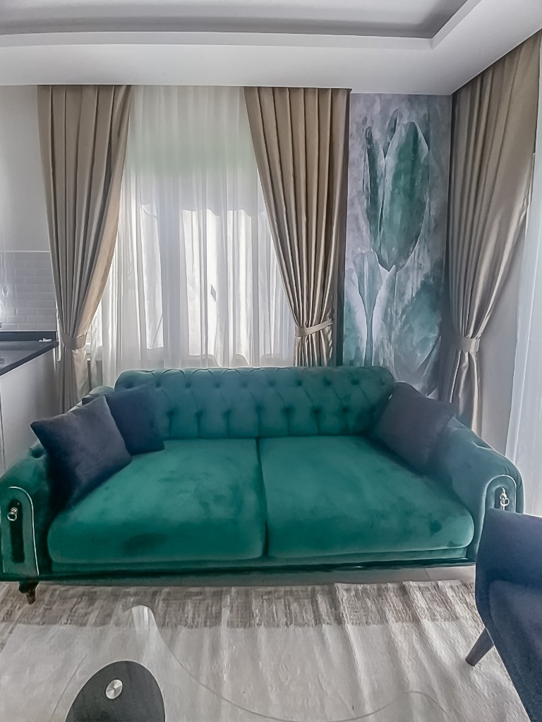 Luxuriöses 1+1 Apartment mit Bergblick, Alanya - Avsallar