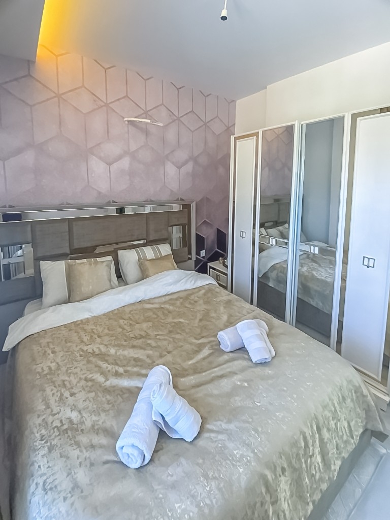 Luxuriöses 1+1 Apartment mit Bergblick, Alanya - Avsallar